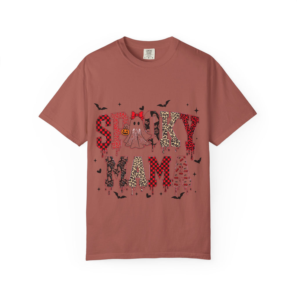 Spooky Mama Halloween T-Shirt, Unisex Halloween Shirt, Cute Ghost Tee, Fall Fashion, Casual Wear, Gift for Moms