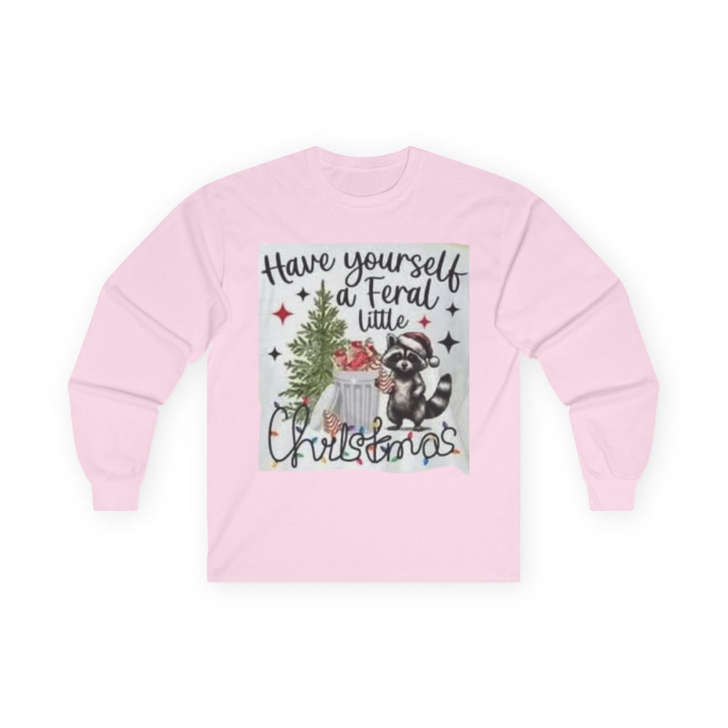 Christmas Cat Long Sleeve Tee, Have Yourself a Feral Little Christmas Shirt, Unisex Holiday Apparel, Festive Gift for Cat Lovers, Cozy [...]