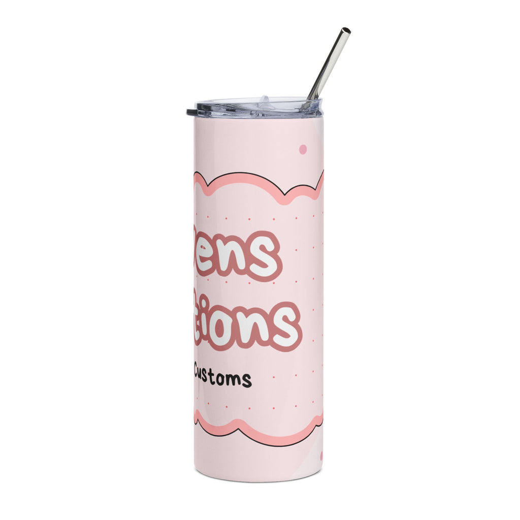 Personalized Pink Stainless Steel Tumbler - Cravens Creations Logo