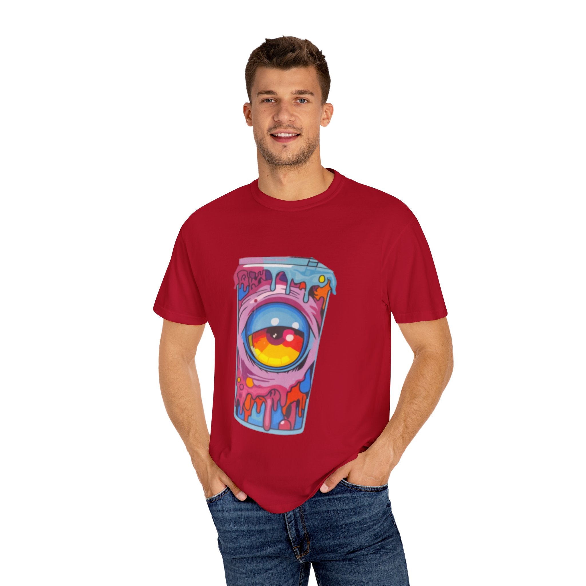 Colorful Eye-Catching T-Shirt, Cool Graphic Tee, Unisex Streetwear, Unique Gift for Art Lovers, Summer Fashion Must-Have