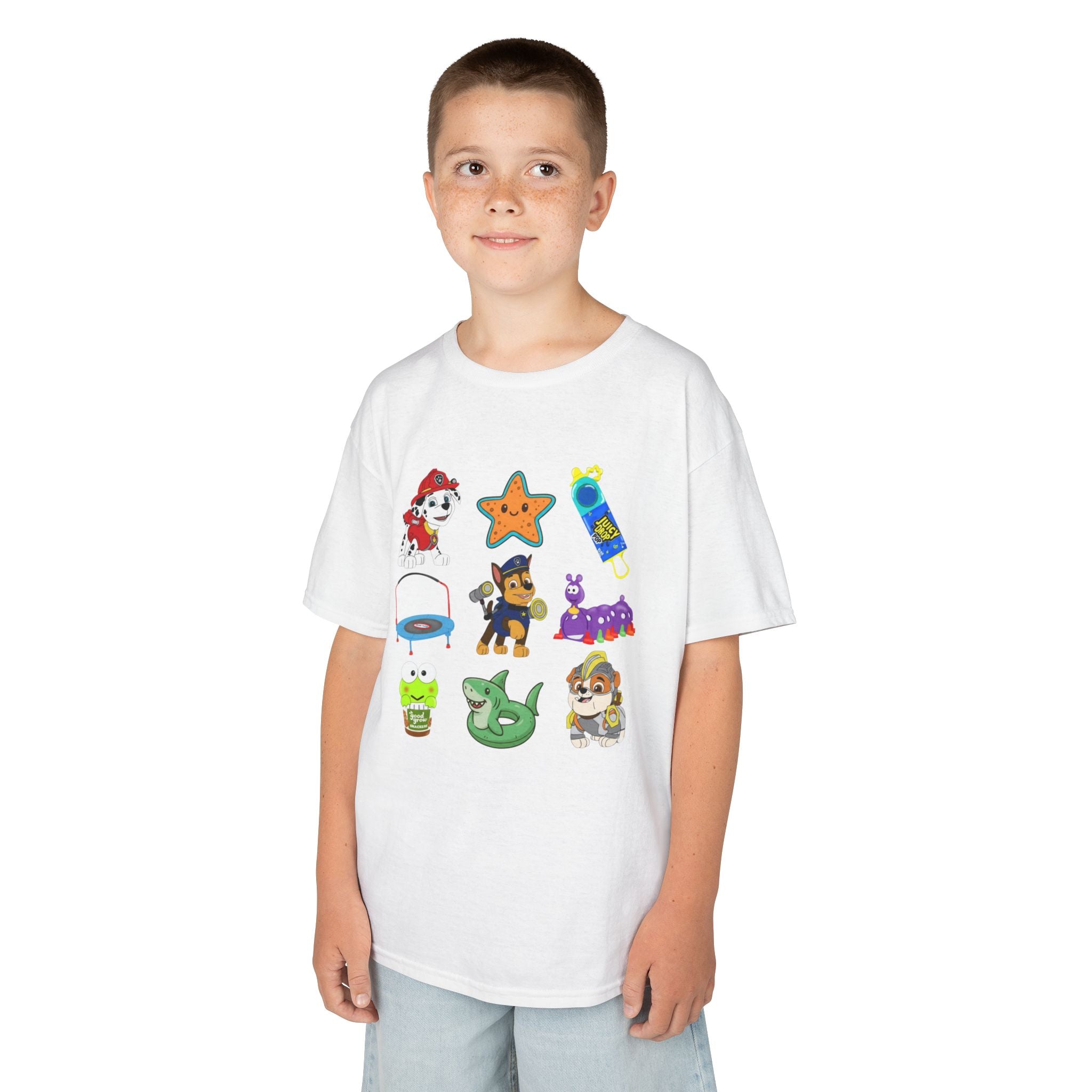 Playful Kids Graphic Tee with Fun Animal Designs