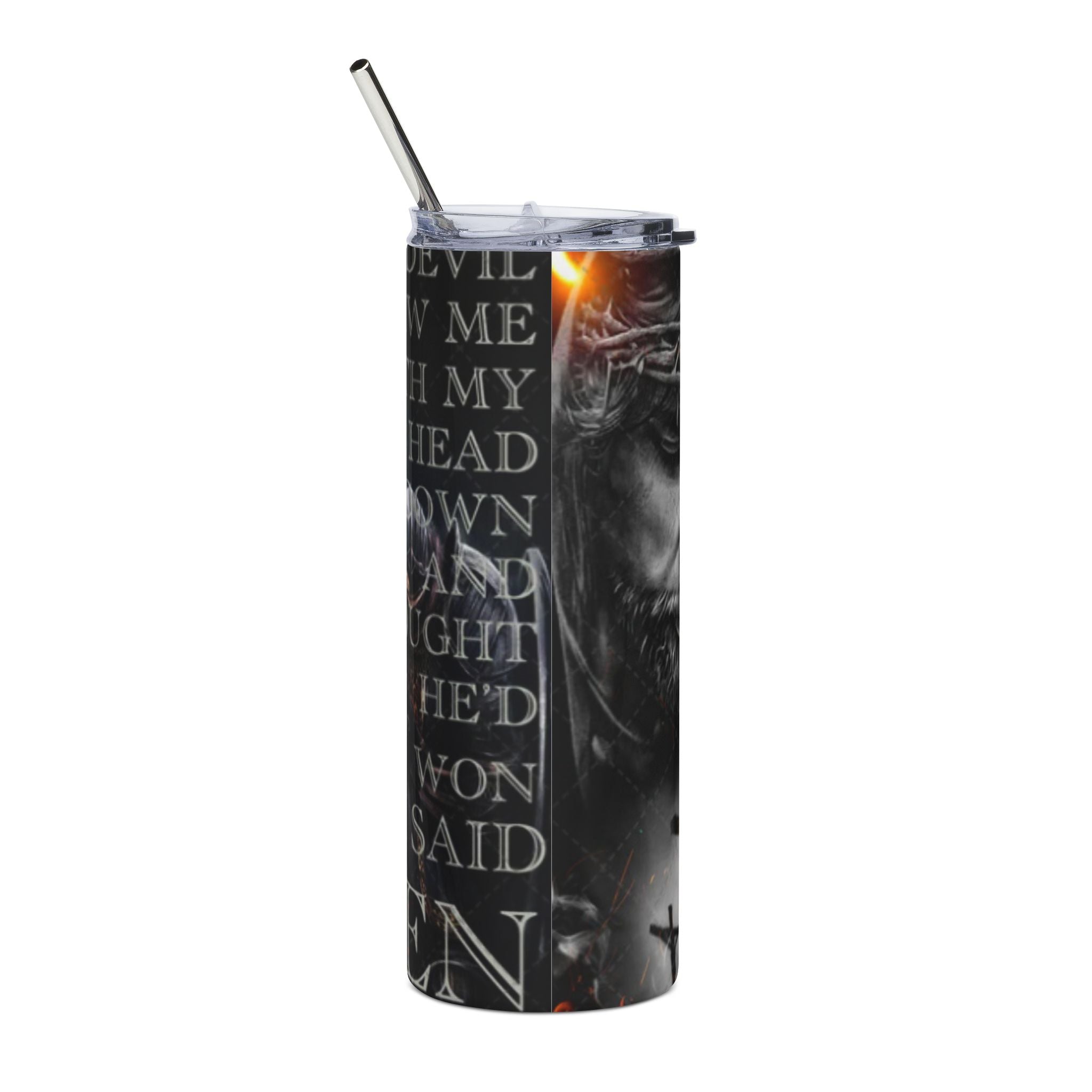 AMEN  Stainless Steel Tumbler 20oz - Inspirational Christian Design