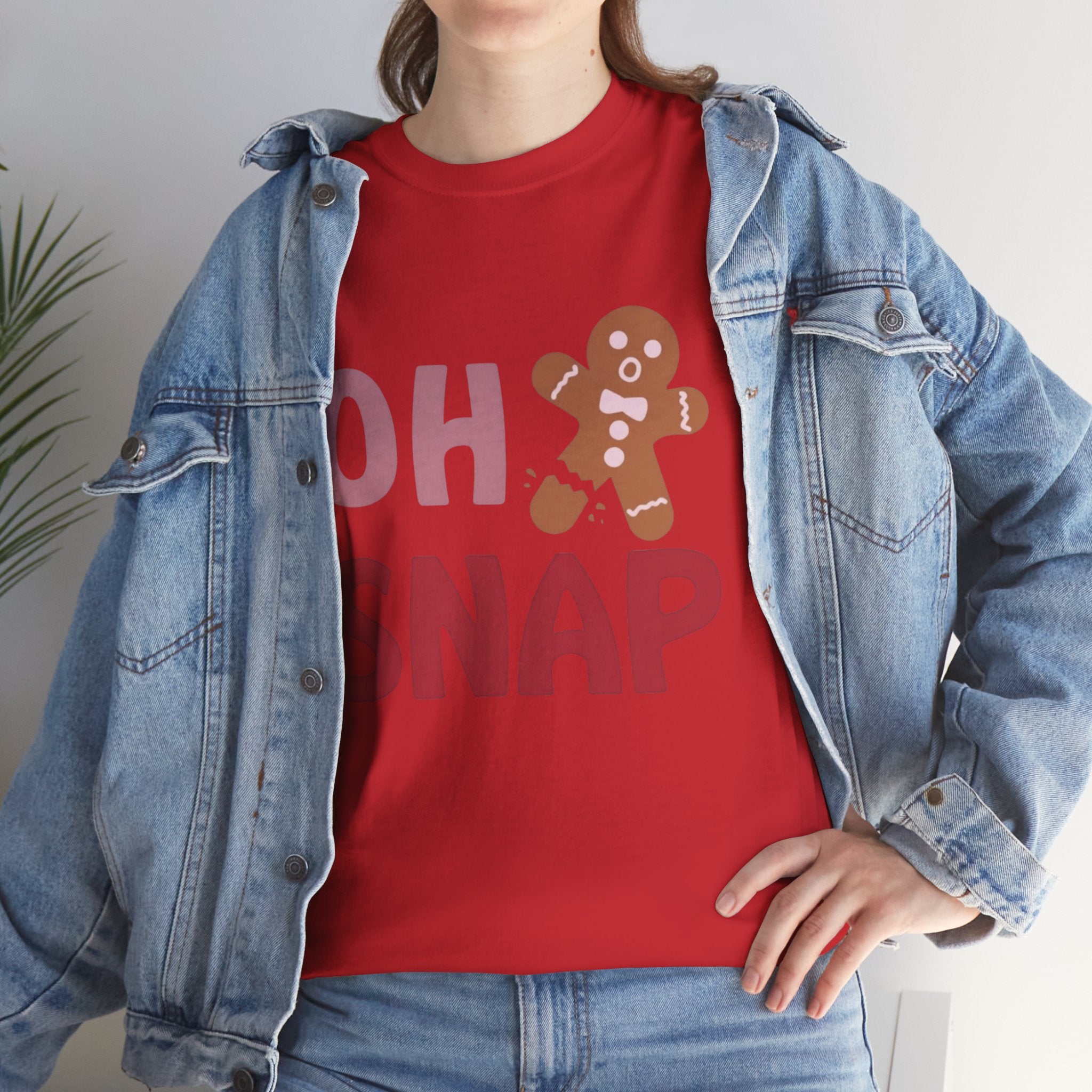 Oh Snap Gingerbread Tee — Funny Holiday Christmas T-Shirt