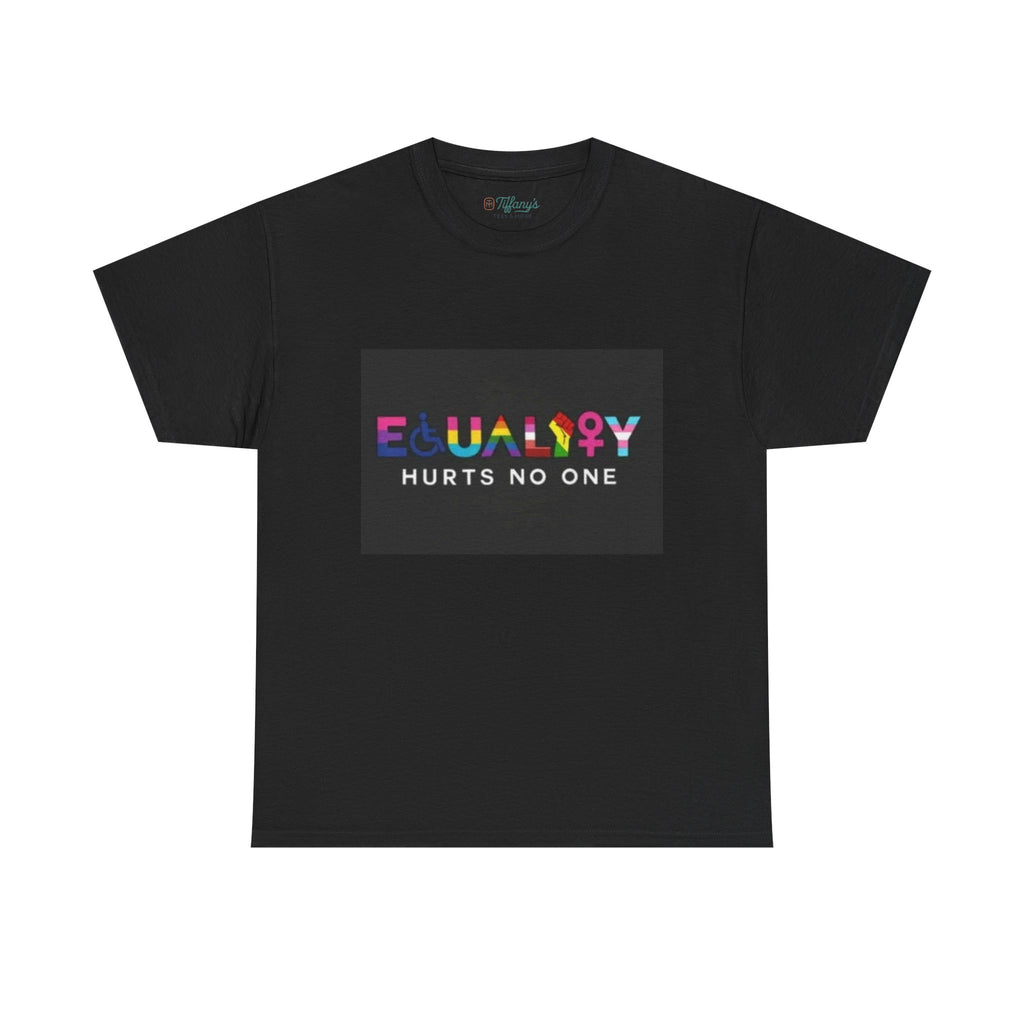 Equality Hurts No One T-Shirt - Unisex Heavy Cotton Tee for Pride and Activism Inclusivity Unisex