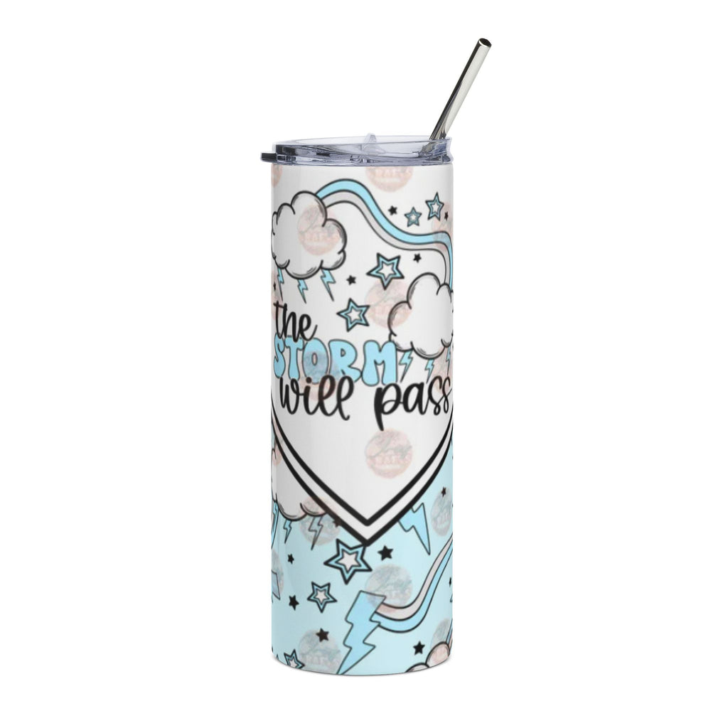 Inspirational Stainless Steel Tumbler - 20oz - "The Storm Will Pass"
