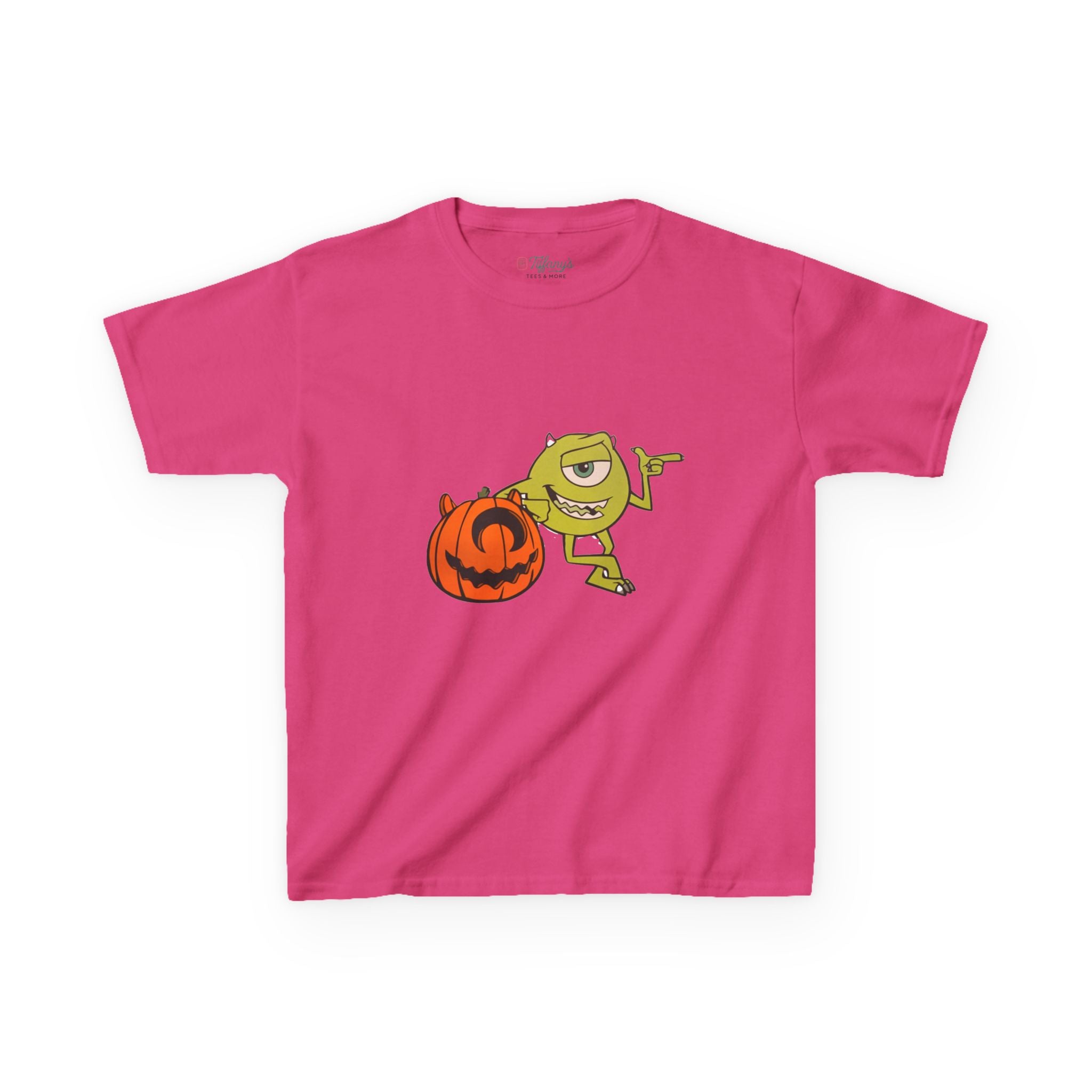 Halloween Kids Tee with Fun Pumpkin Design, Spooky Outfit, Trick or Treat Shirt, Kids Halloween Apparel, Cute Halloween Costume
