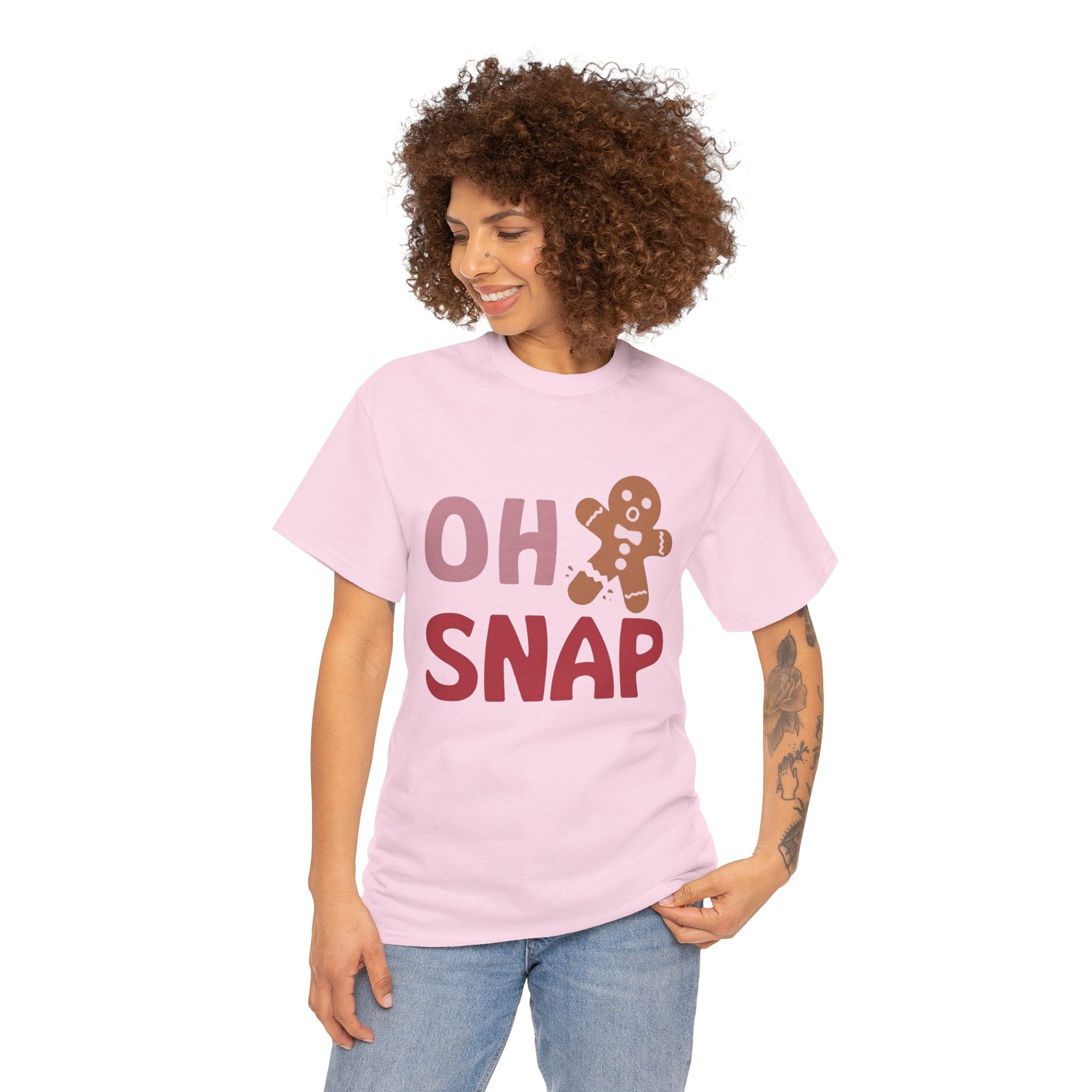 Oh Snap Gingerbread Tee — Funny Holiday Christmas T-Shirt