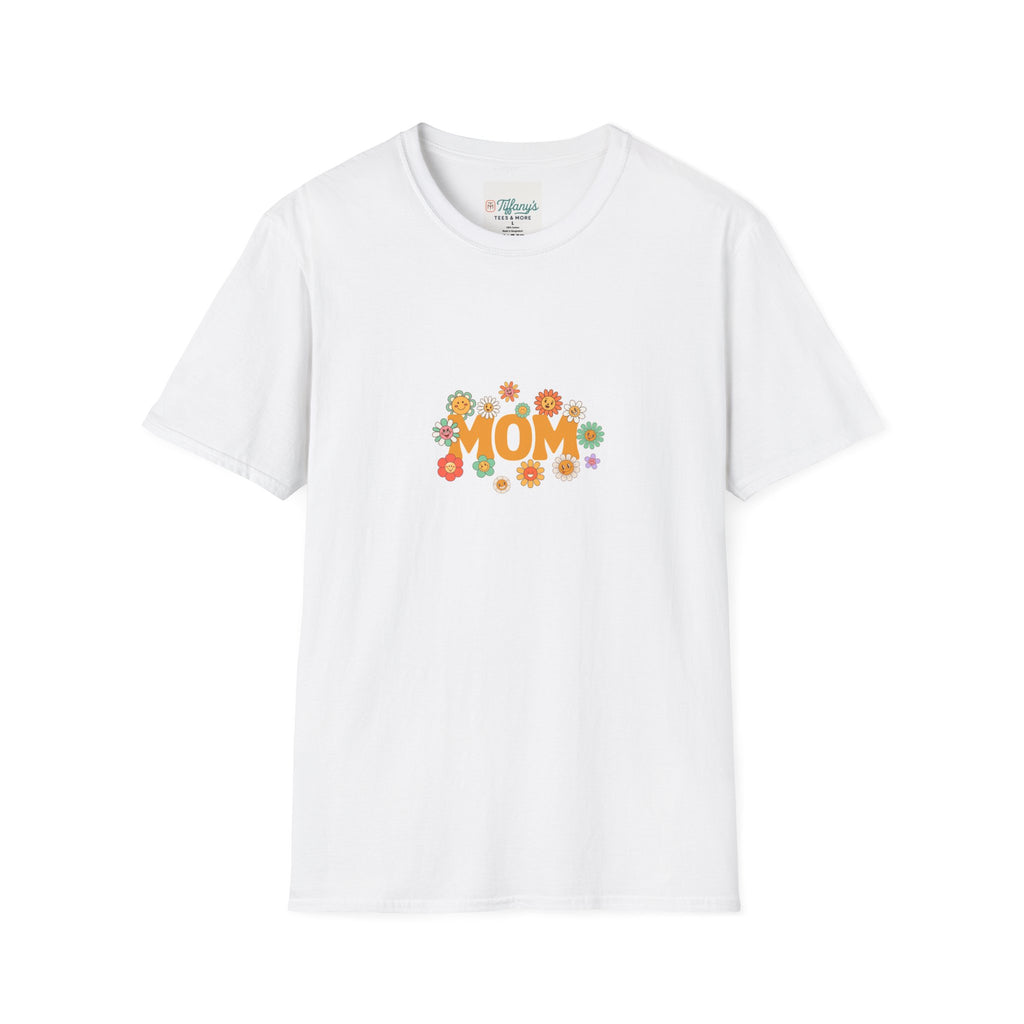Floral Mom T-Shirt, Mother's Day Gift, Casual Wear, Mom Appreciation, Family Gathering Shirt, Spring Fashion Tee