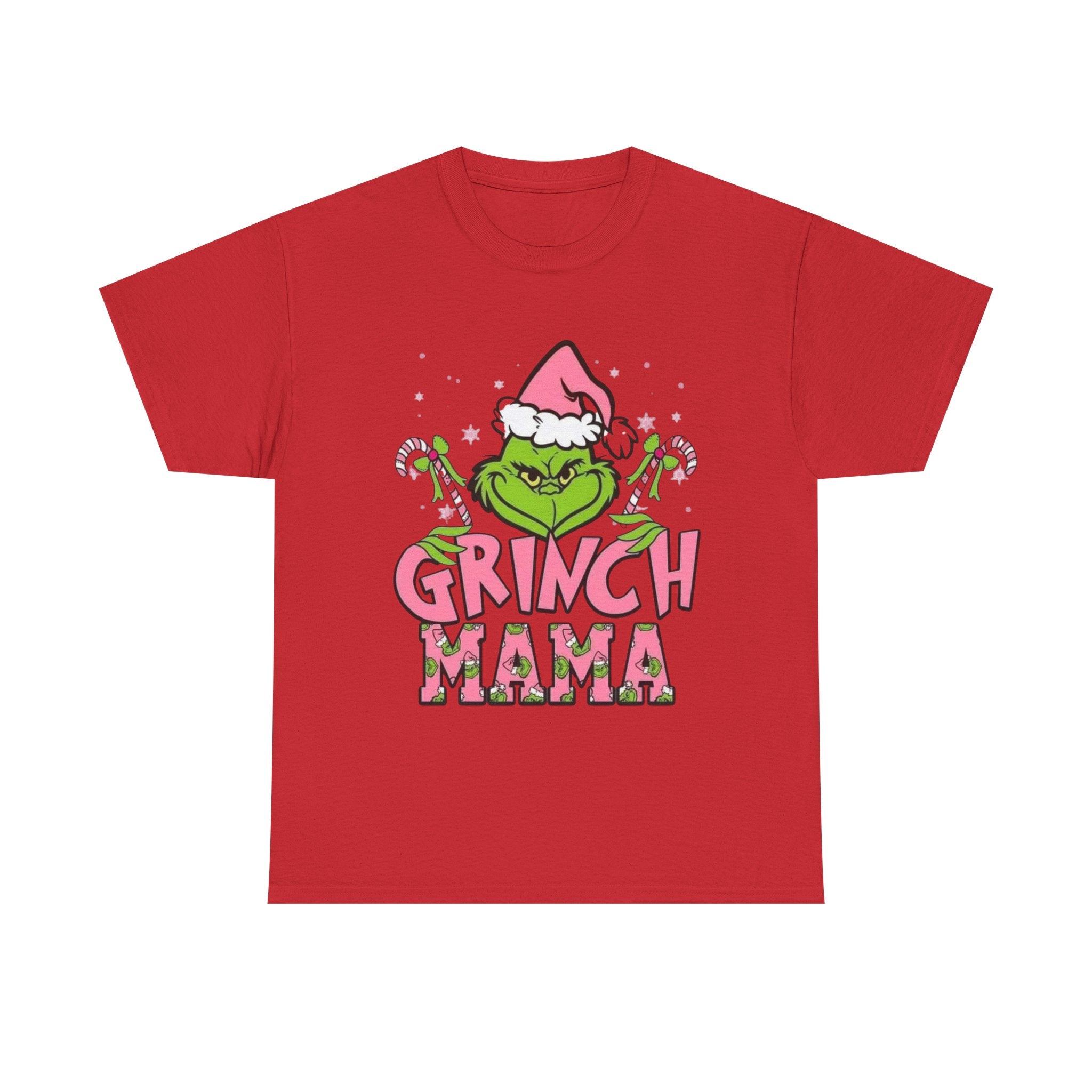 Grinch Mama T-Shirt, Funny Christmas Gift Tee, Holiday Apparel, Festive Unisex Top, Grinch Lovers Shirt