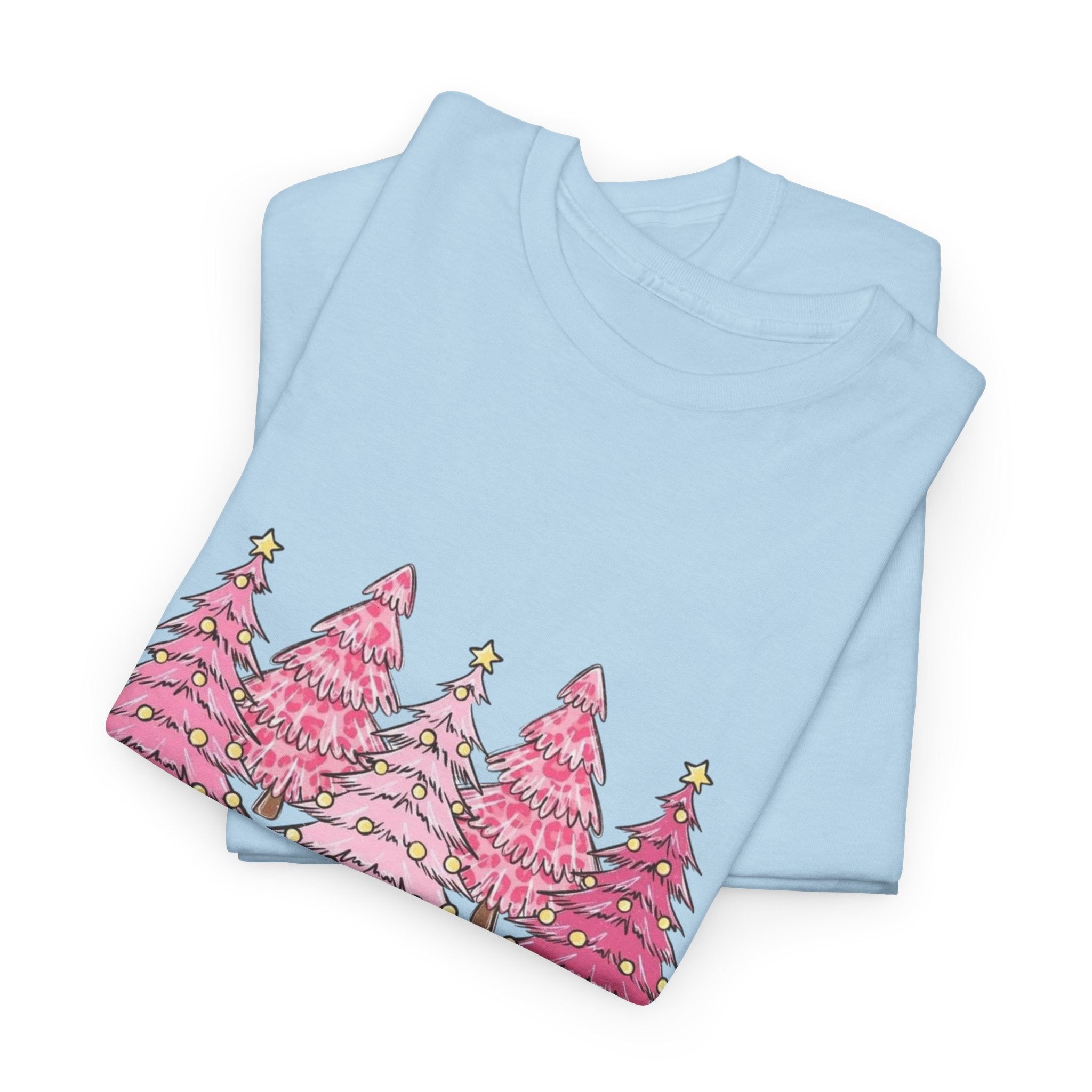 Merry Christmas Unisex Heavy Cotton Tee - Festive Holiday Shirt