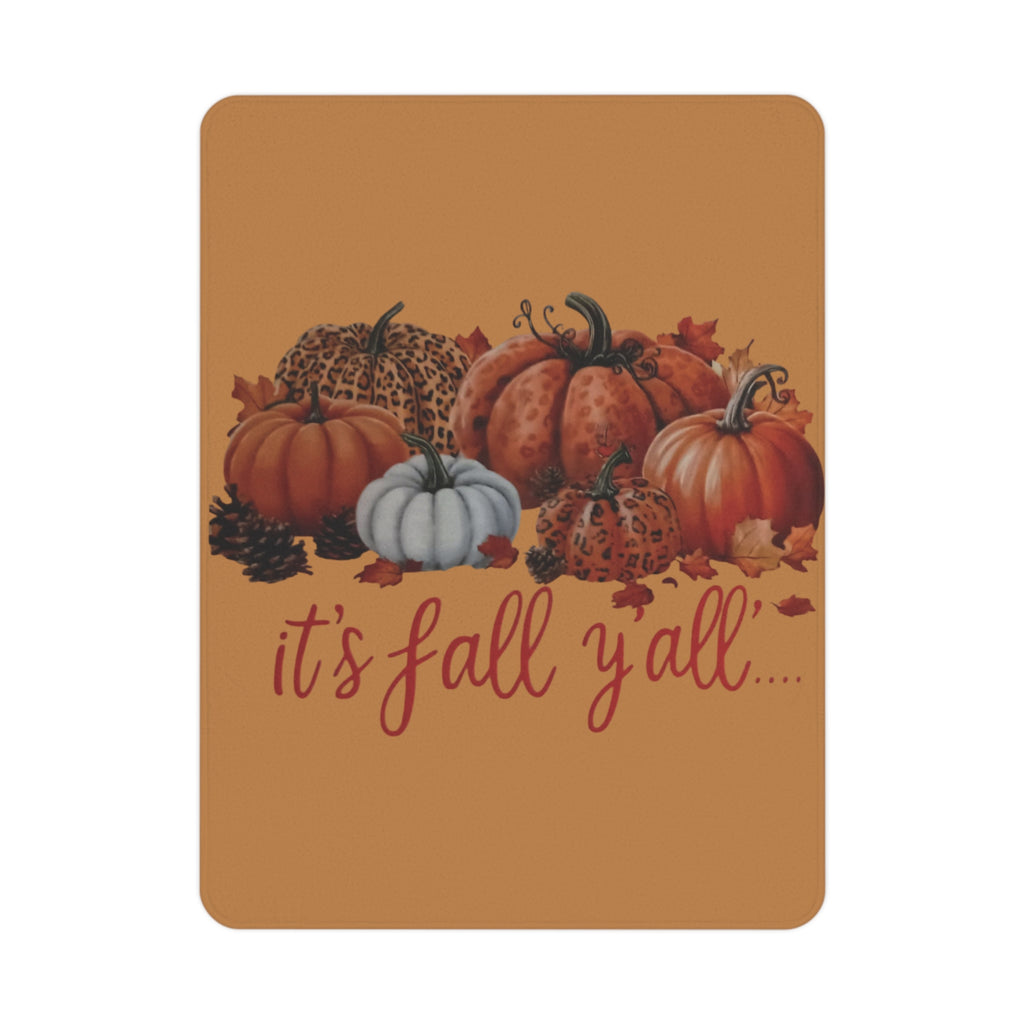 Fall Themed Blanket, Cozy Decor for Autumn, Pumpkin Blanket, Halloween Gift, Seasonal Decor