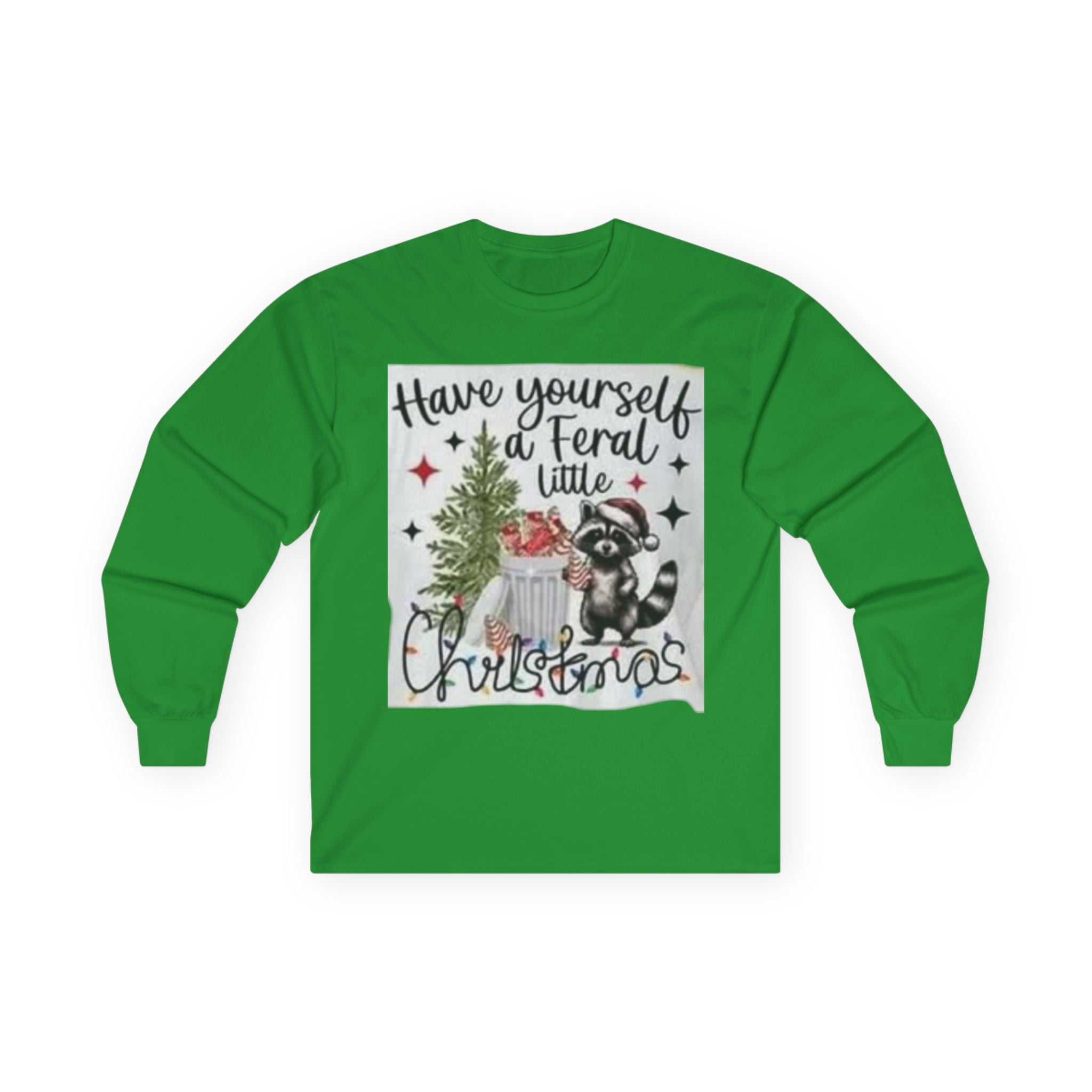 Christmas Cat Long Sleeve Tee, Have Yourself a Feral Little Christmas Shirt, Unisex Holiday Apparel, Festive Gift for Cat Lovers, Cozy [...]