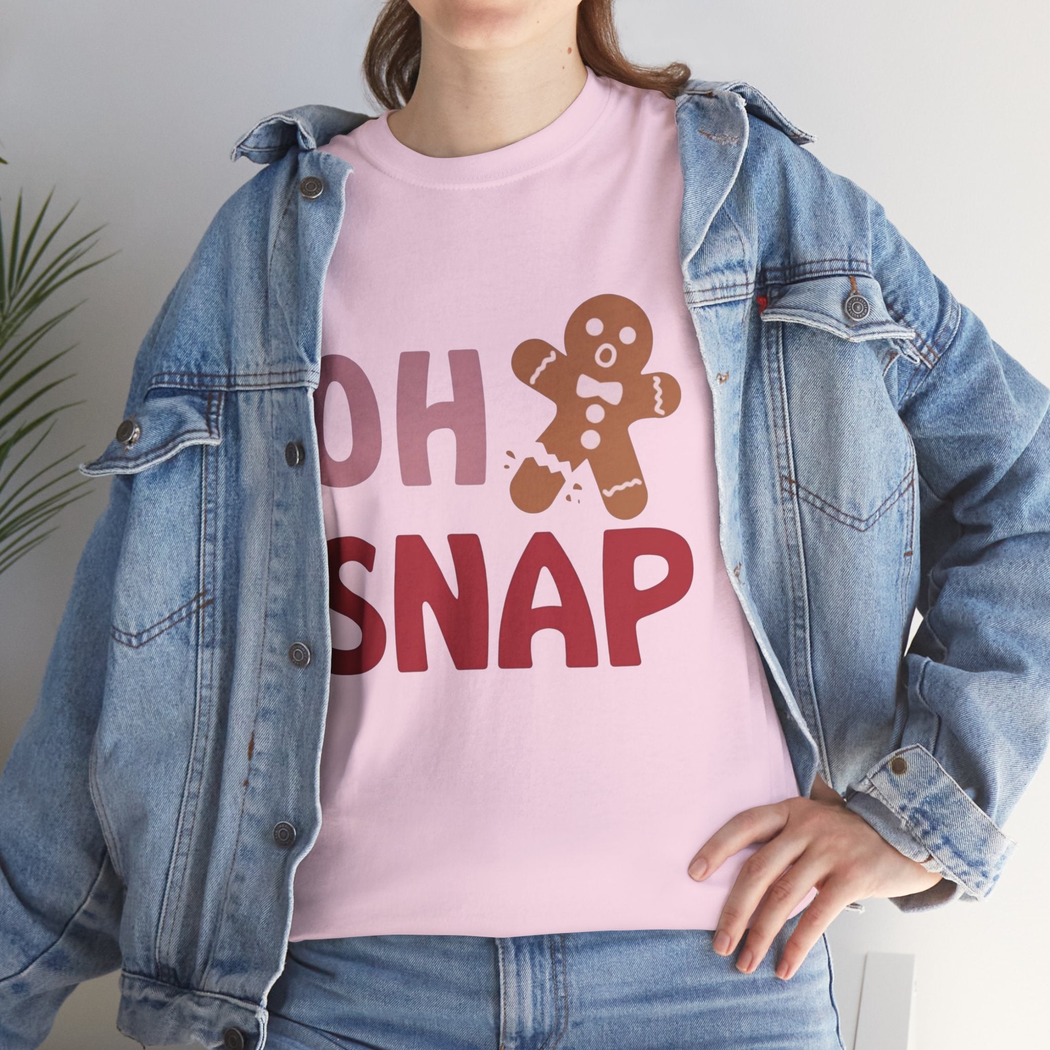 Oh Snap Gingerbread Tee — Funny Holiday Christmas T-Shirt