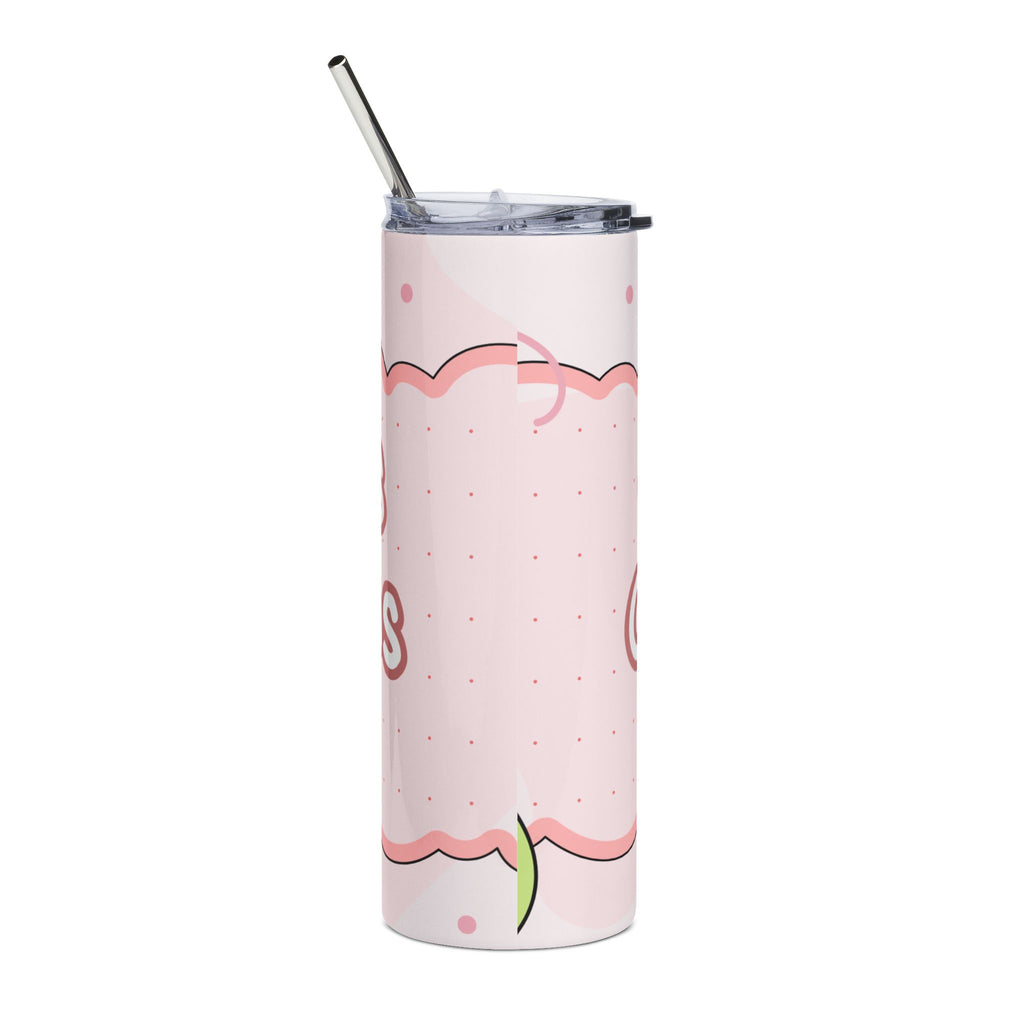 Personalized Pink Stainless Steel Tumbler - Cravens Creations Logo