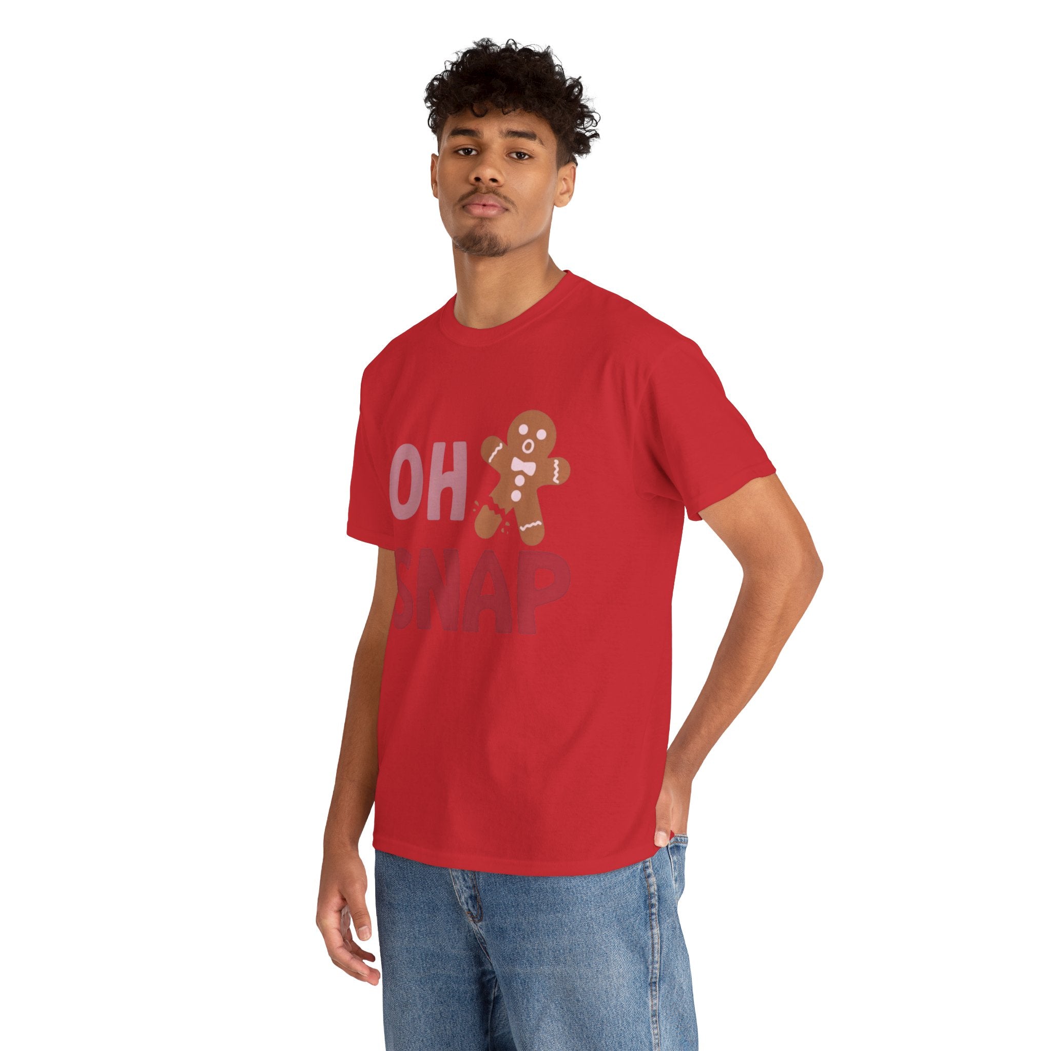 Oh Snap Gingerbread Tee — Funny Holiday Christmas T-Shirt