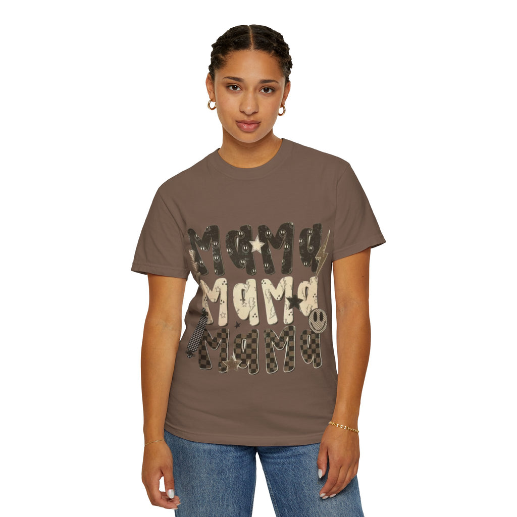 Mama Vibes Garment-Dyed T-shirt | Unisex Tee for Mother's Day, Birthday Gift, Casual Wear, Family Outings, Unique Style
