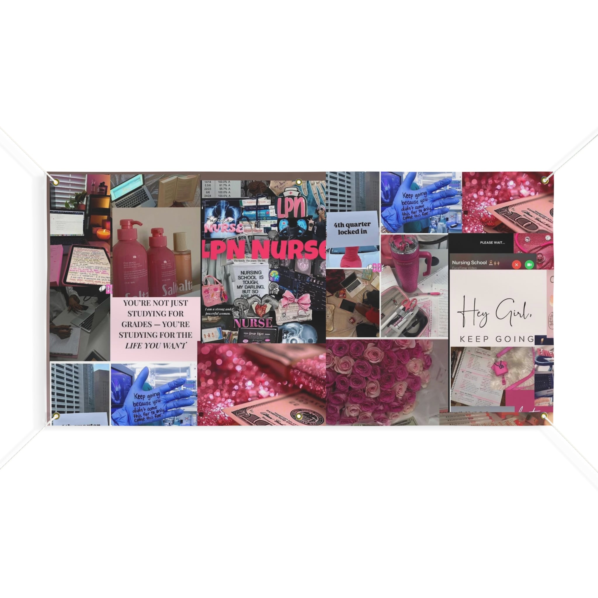 Inspirational Nursing Student Banner | Motivational Wall Décor for Nurses | Mat Decor for Medical Celebrations | Gift for Healthcare Workers, [...]