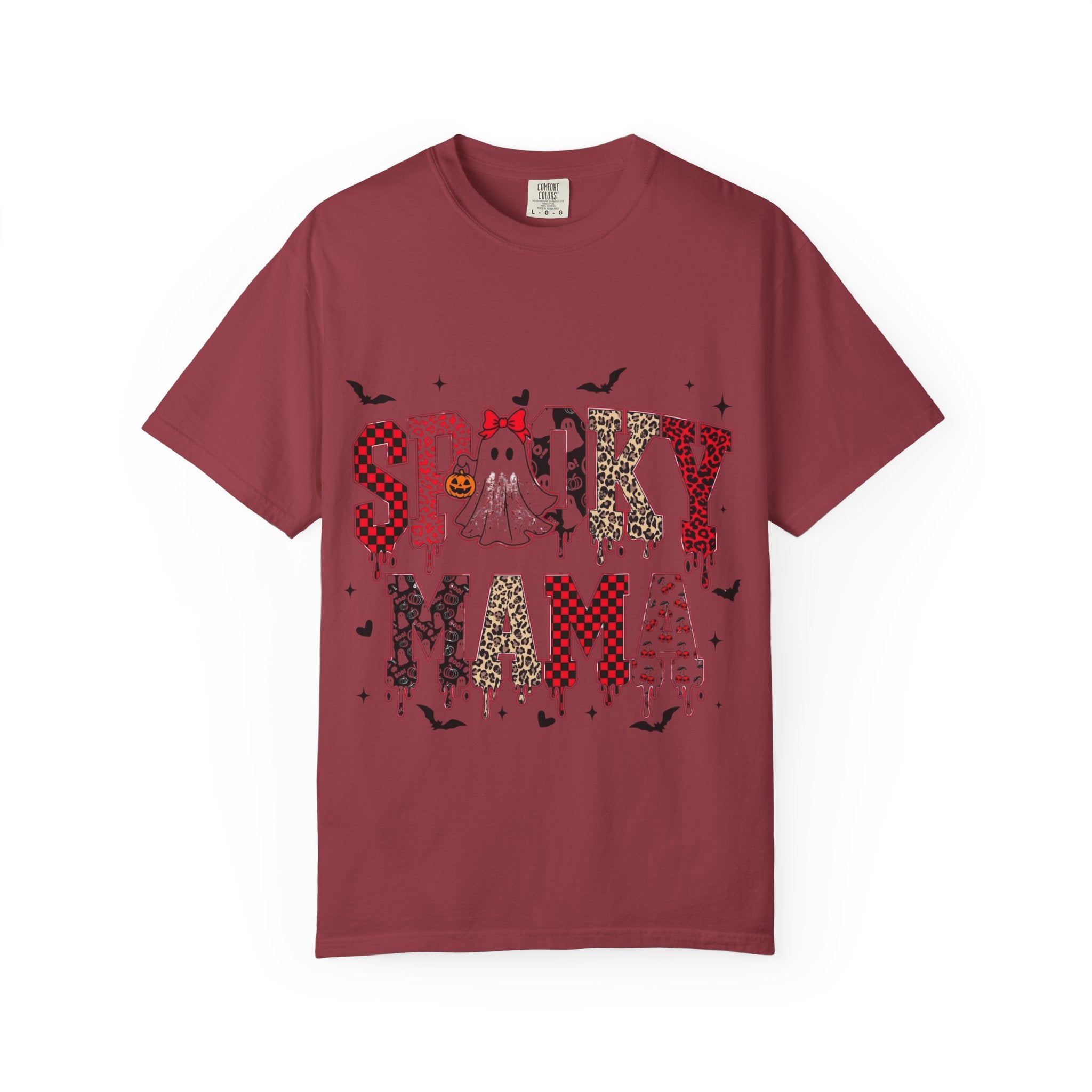 Spooky Mama Halloween T-Shirt, Unisex Halloween Shirt, Cute Ghost Tee, Fall Fashion, Casual Wear, Gift for Moms