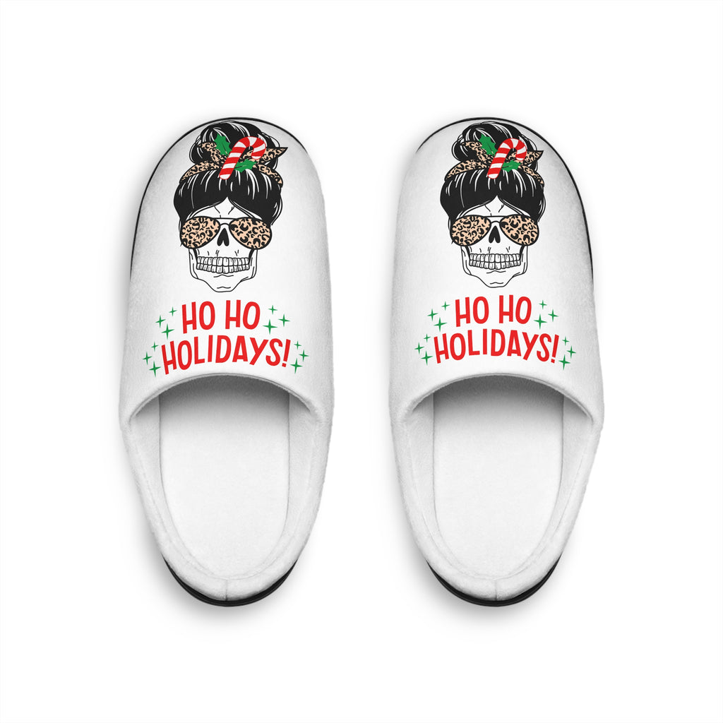 Ho Ho Holidays House Slippers