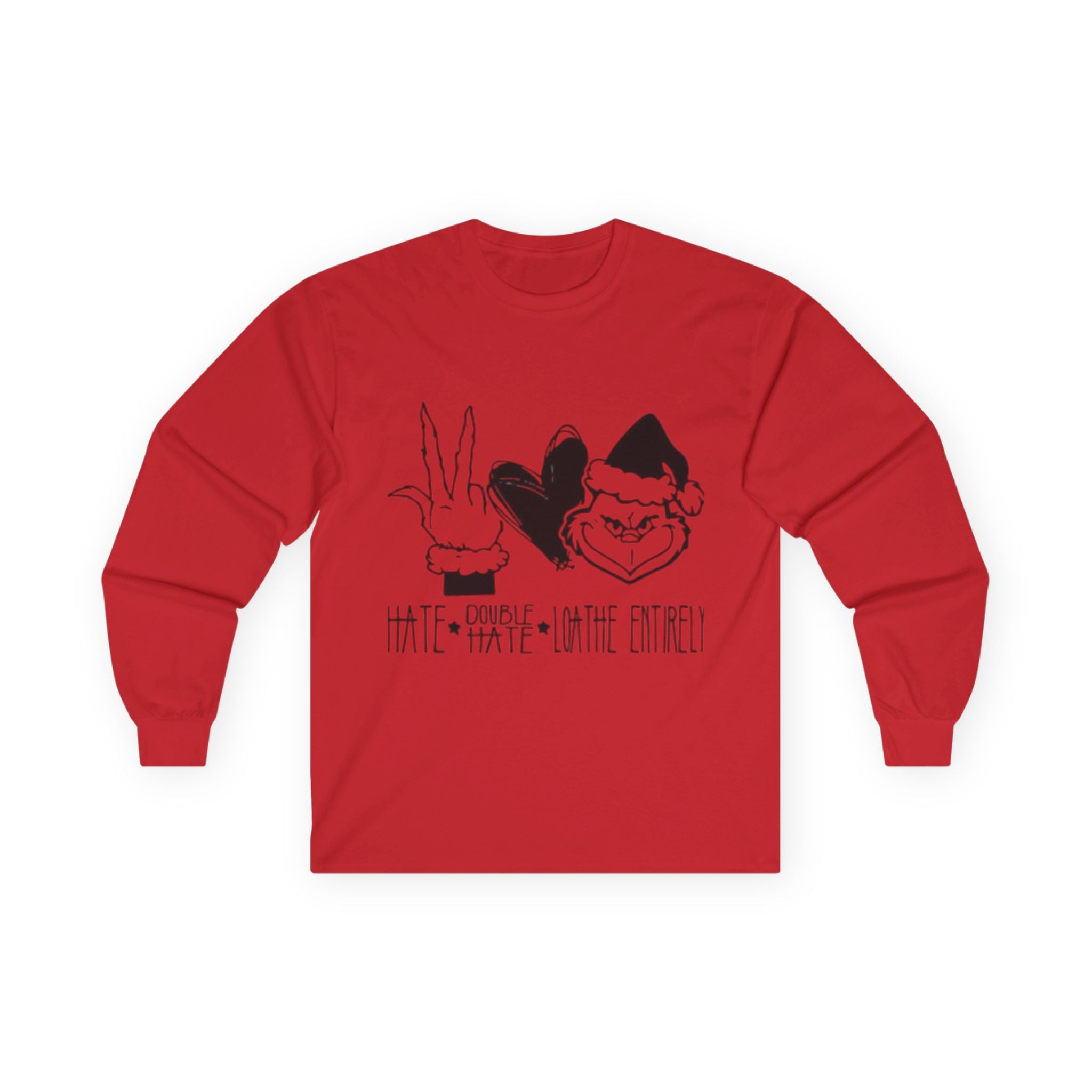 Unisex Long Sleeve Tee - Holiday Humor Shirt, Cozy Gift for Friends, Christmas Party Tee, Fun Winter Apparel, Seasonal Comedy Wear