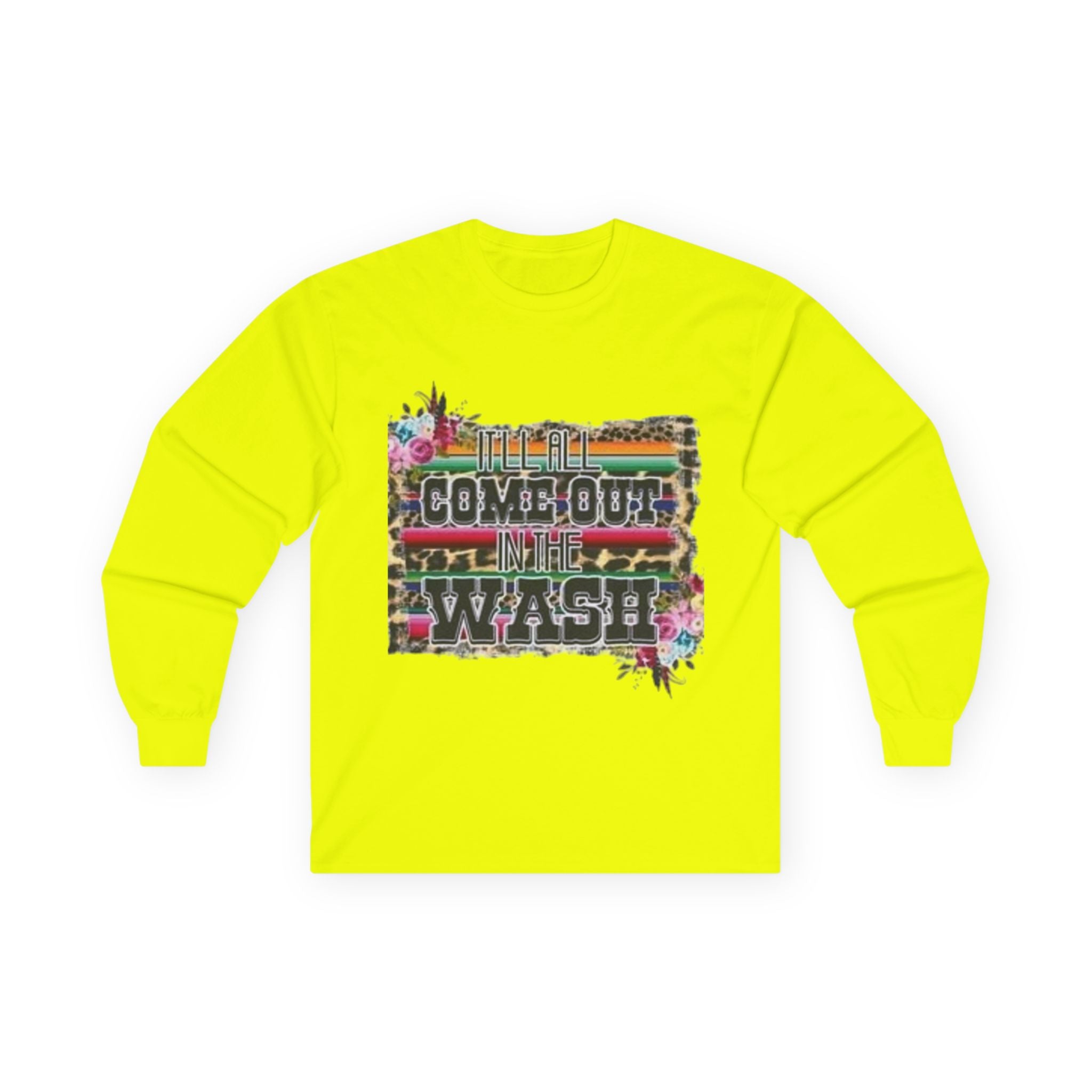 Cowgirl Vibes Long Sleeve Tee, Unisex Long Sleeve Shirt, Bohemian Graphic Tee, Western Style Top, Perfect Gift for Cowgirls