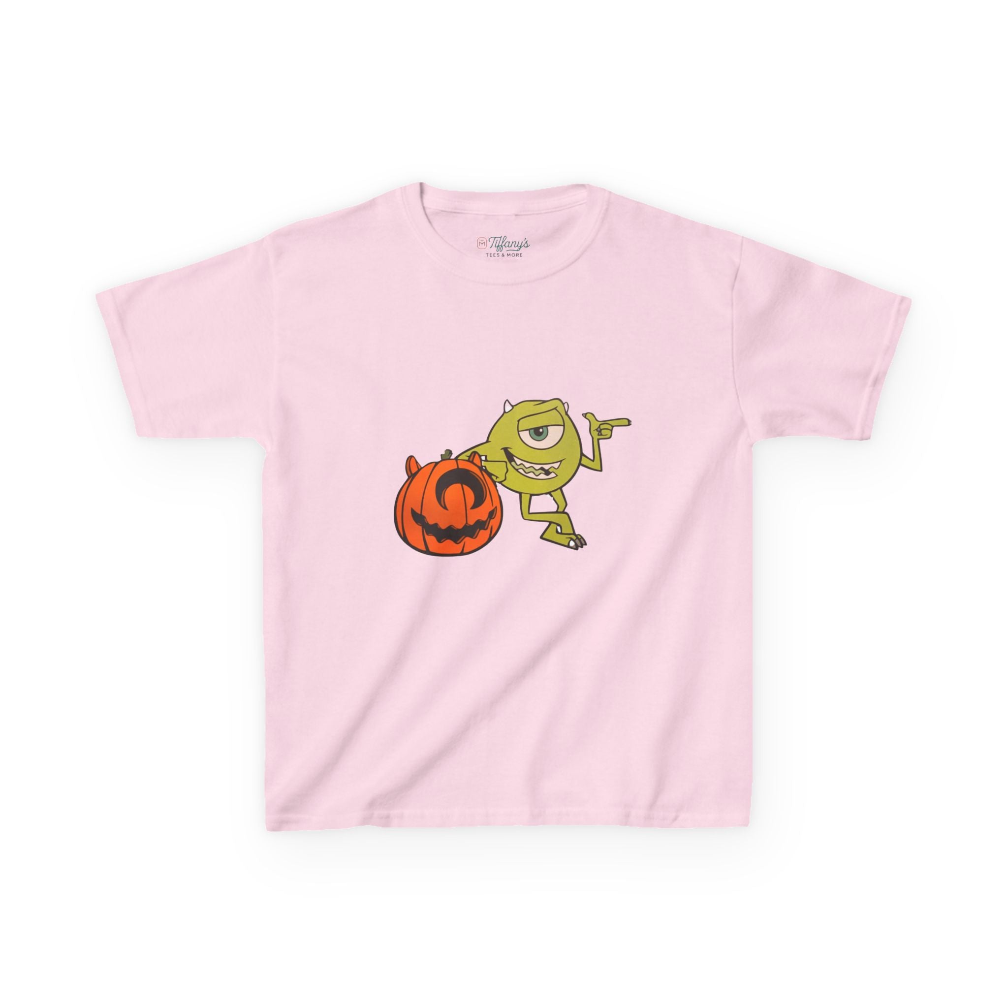 Halloween Kids Tee with Fun Pumpkin Design, Spooky Outfit, Trick or Treat Shirt, Kids Halloween Apparel, Cute Halloween Costume