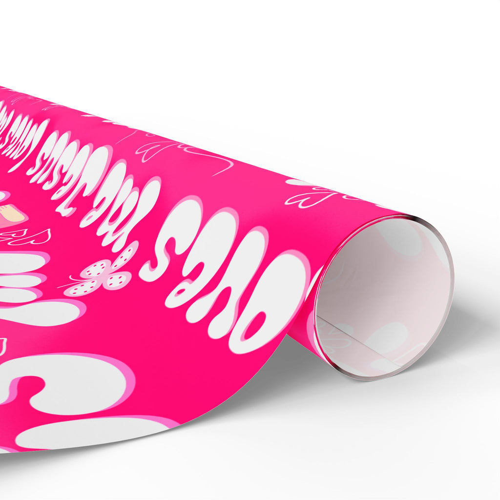 Colorful Christian Wrapping Paper - Jesus Loves Me Design