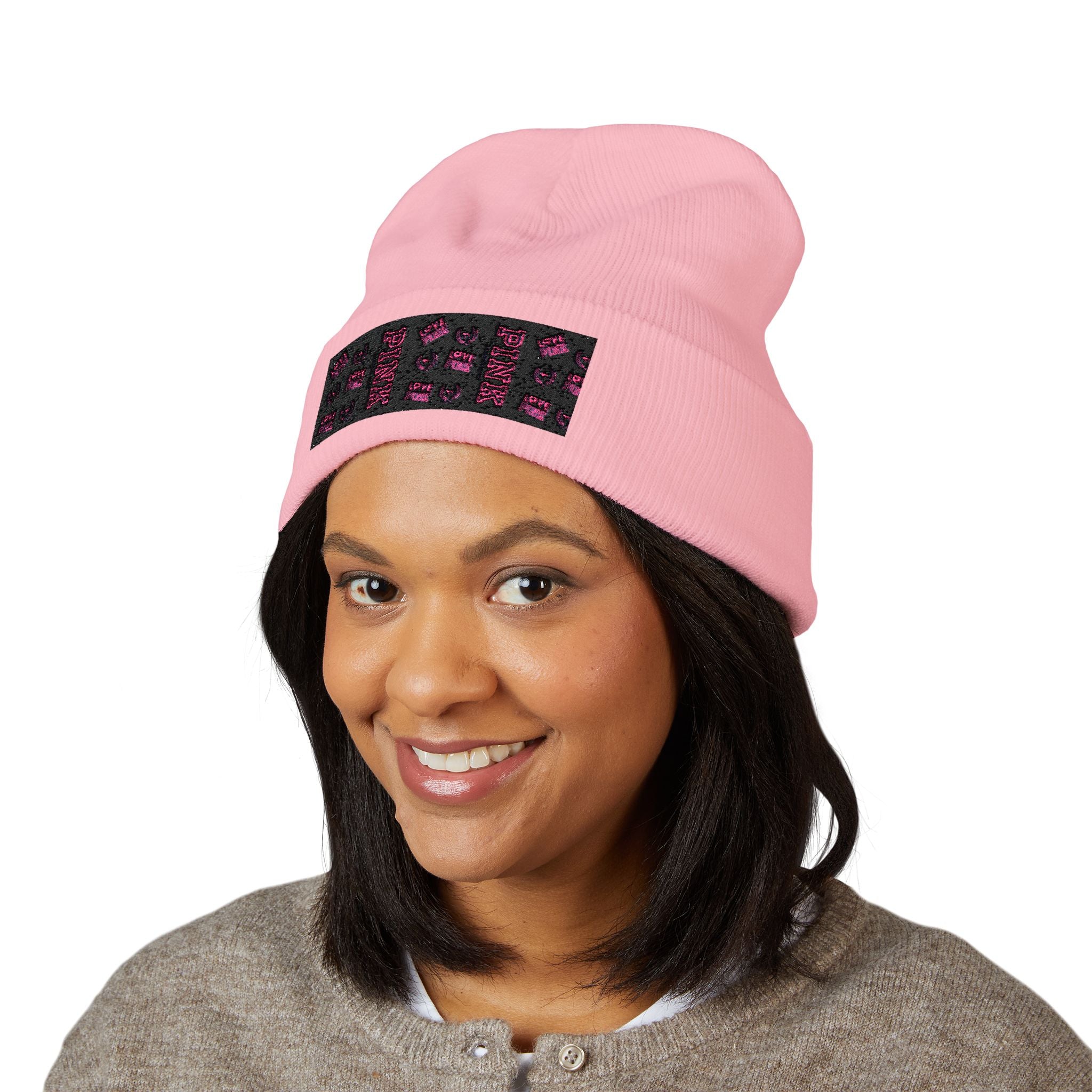 PINK Beanie, Holiday Essentials