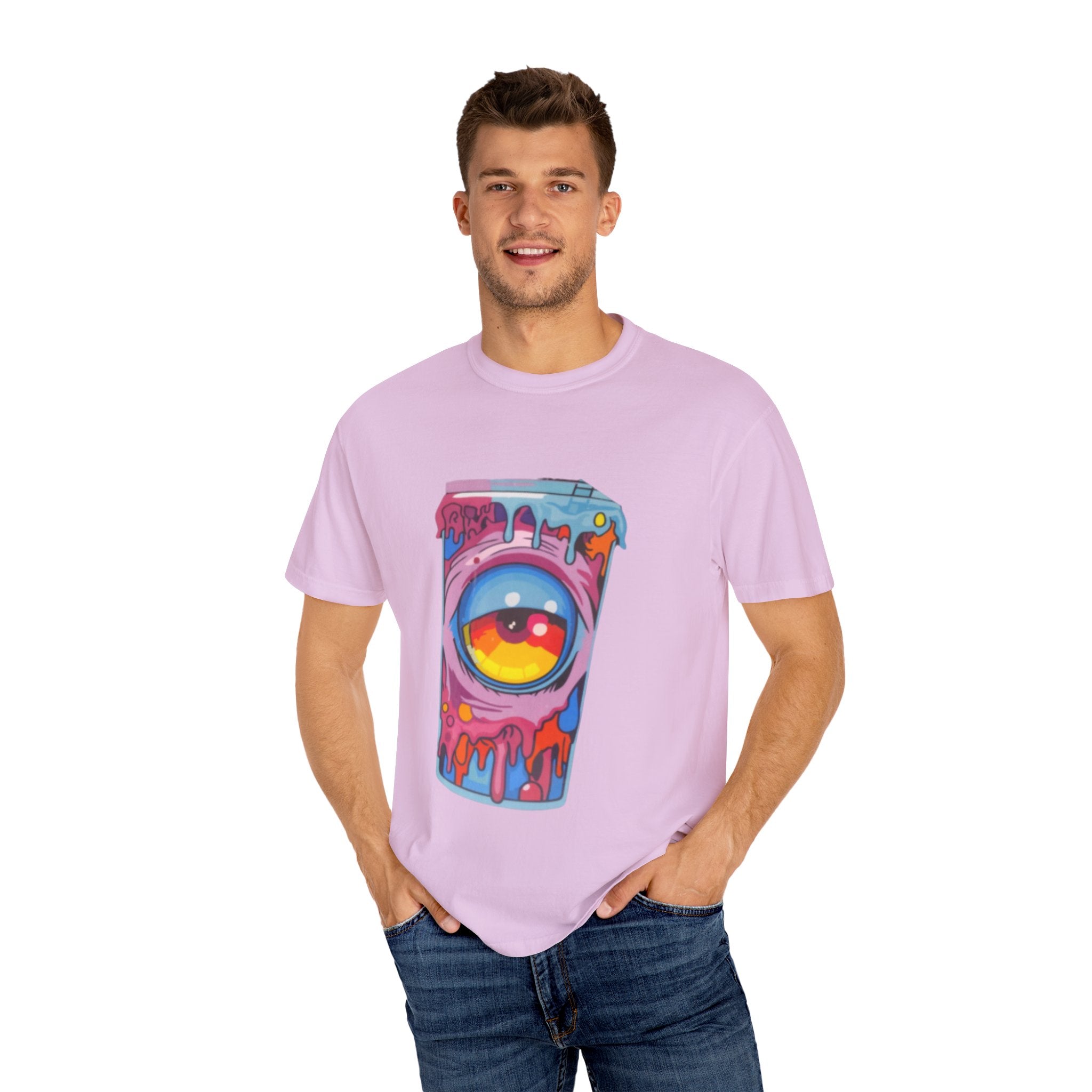 Colorful Eye-Catching T-Shirt, Cool Graphic Tee, Unisex Streetwear, Unique Gift for Art Lovers, Summer Fashion Must-Have
