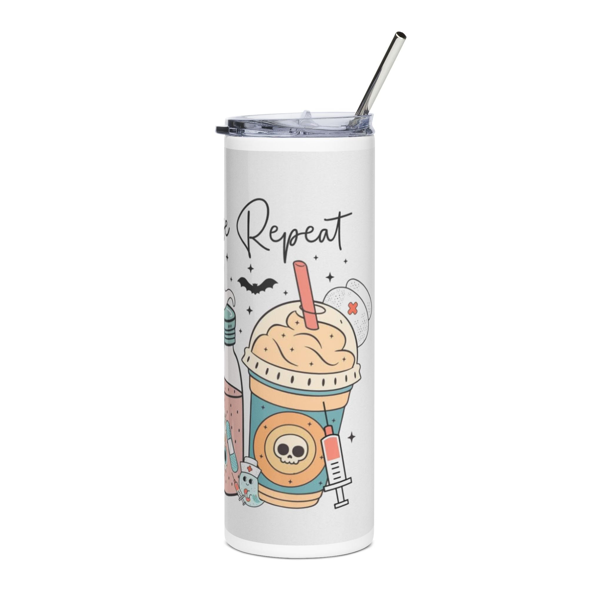 CoffeeNurseRepeat Stainless Steel Tumbler, 20oz