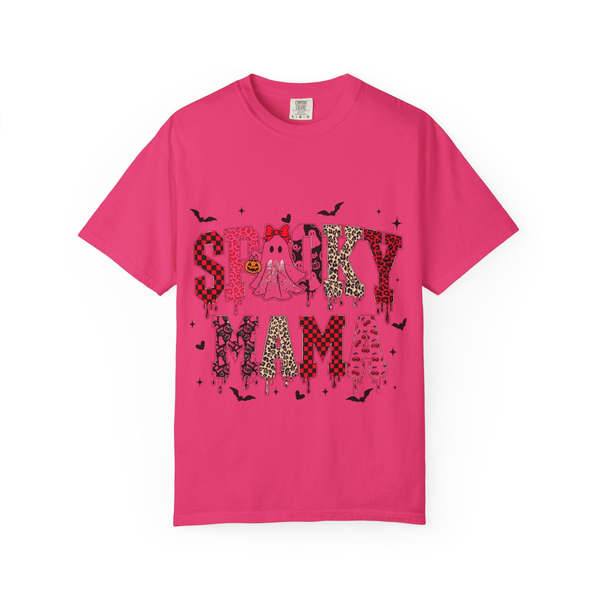 Spooky Mama Halloween T-Shirt, Unisex Halloween Shirt, Cute Ghost Tee, Fall Fashion, Casual Wear, Gift for Moms