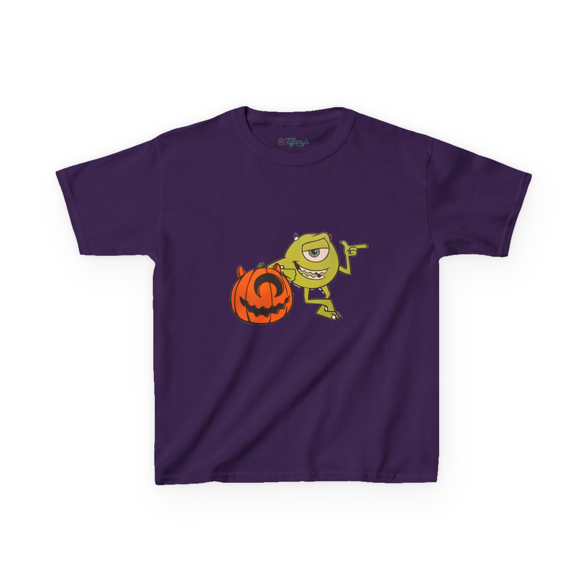 Halloween Kids Tee with Fun Pumpkin Design, Spooky Outfit, Trick or Treat Shirt, Kids Halloween Apparel, Cute Halloween Costume