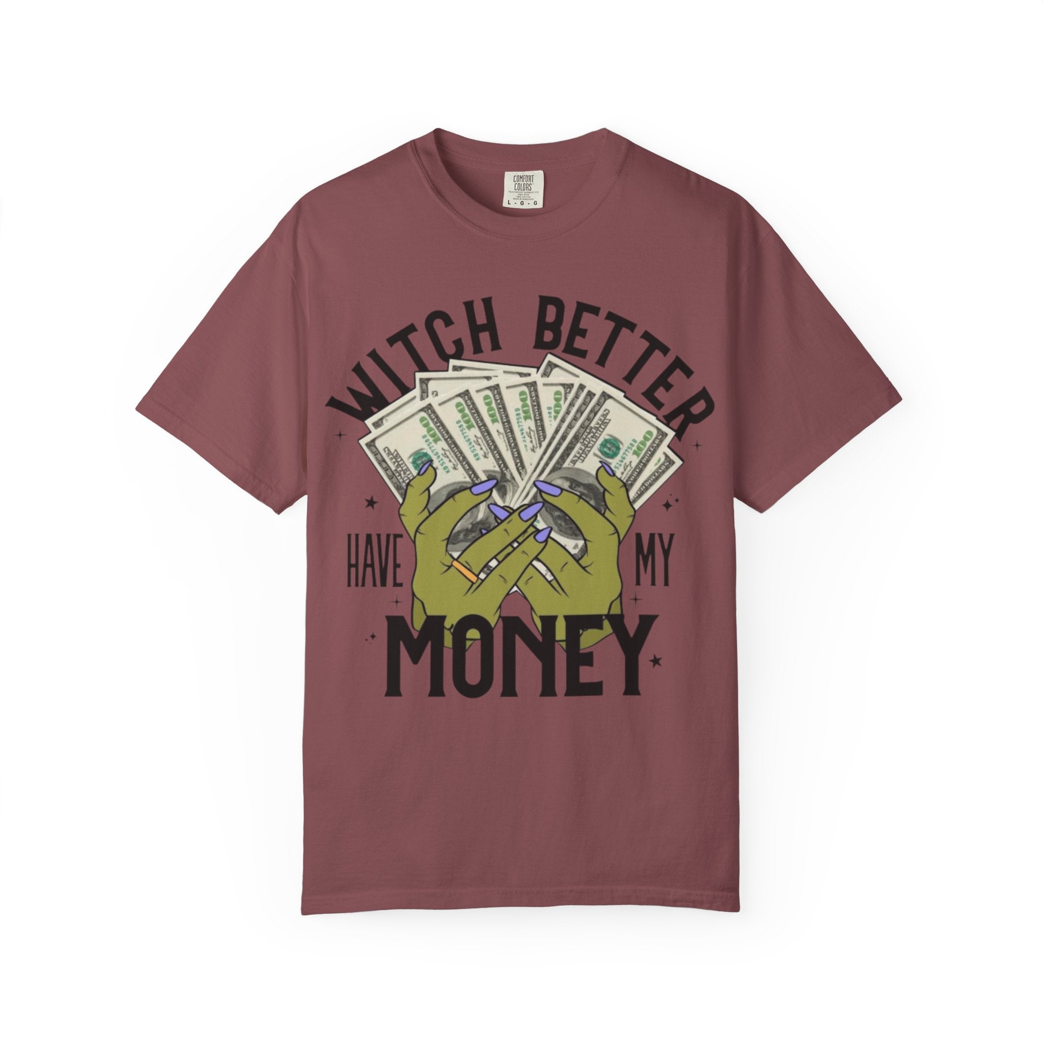 Witch Better Have My Money T-Shirt, Fun Graphic Tee for Halloween, Gift for Witch Lovers, Cute Apparel for Parties, Trendy Unisex Wear