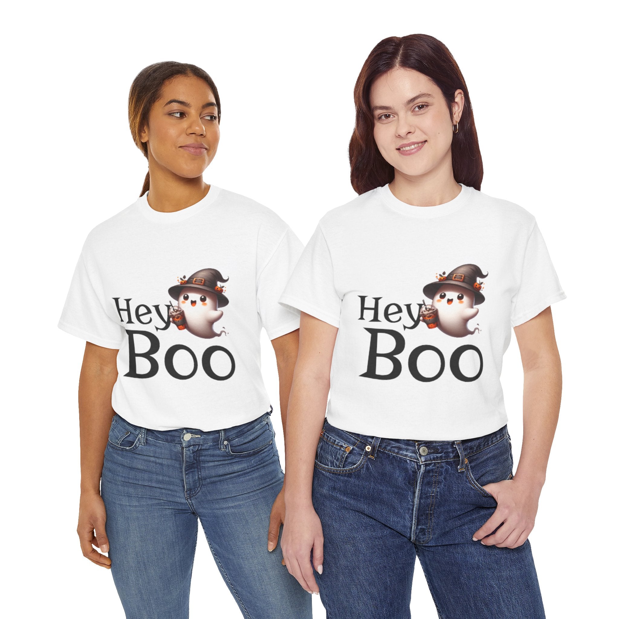 Hey Boo Halloween Tee - Unisex