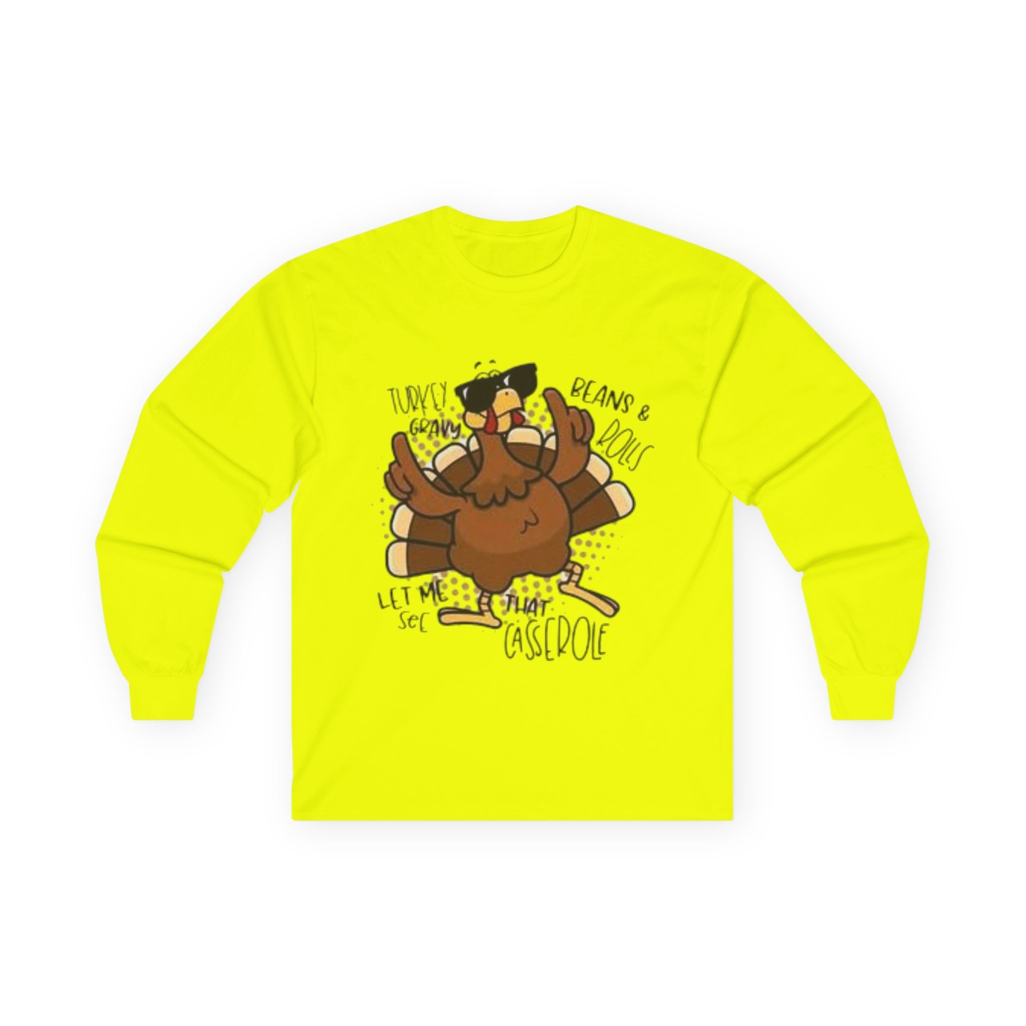 Lemme See That Casserole, Funny Thanksgiving Long Sleeve Tee, Casual Fall Clothing, Gift for Turkey Lovers, Unisex Holiday Apparel, Cute Thanksgiving Shirt, [...]