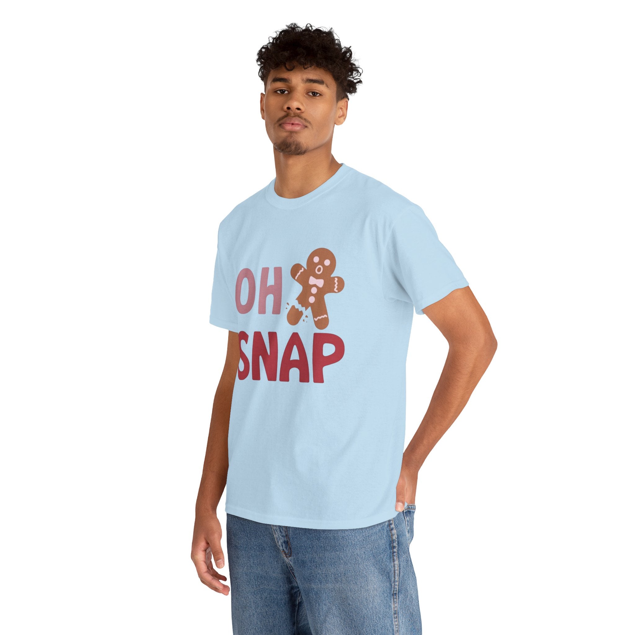 Oh Snap Gingerbread Tee — Funny Holiday Christmas T-Shirt