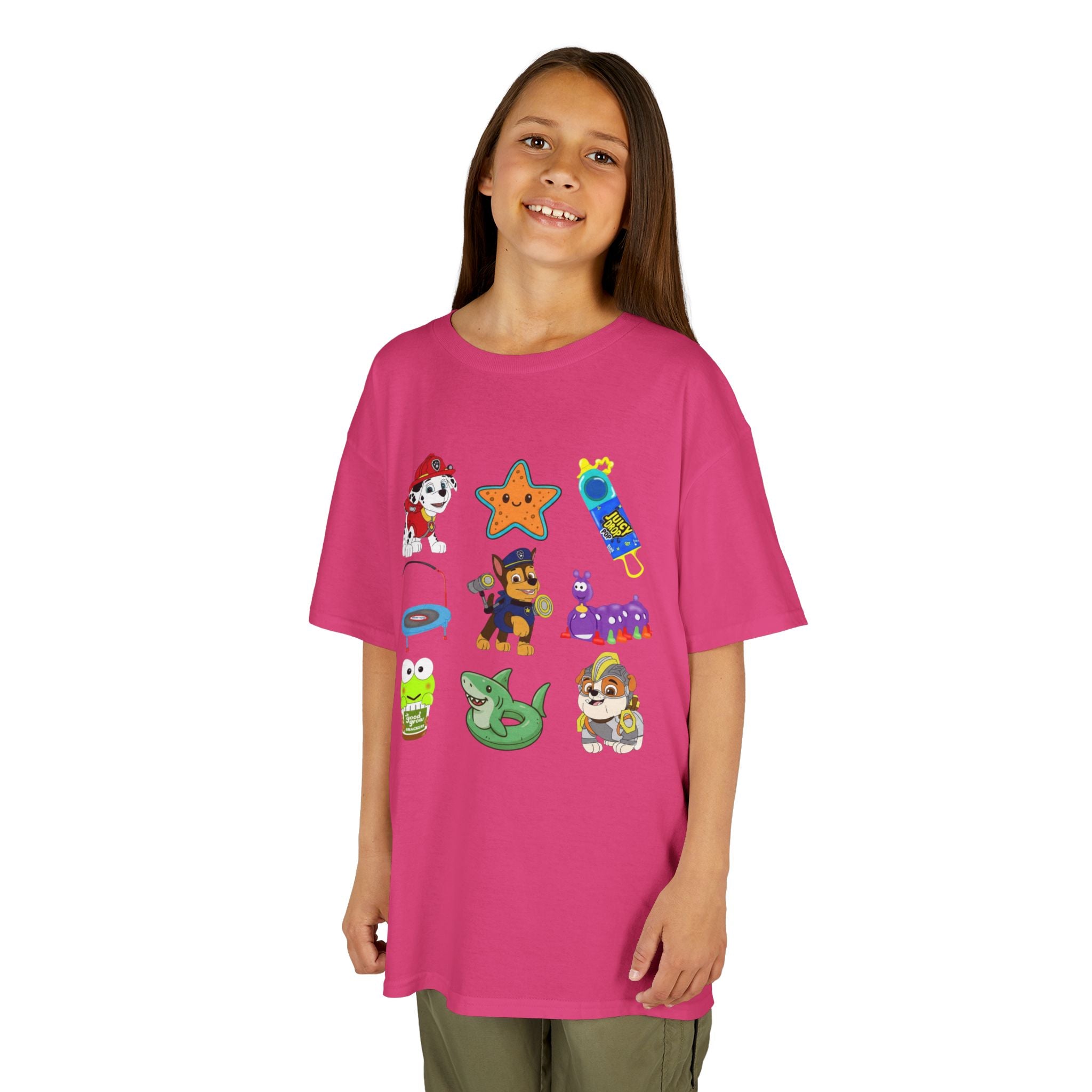 Playful Kids Graphic Tee with Fun Animal Designs