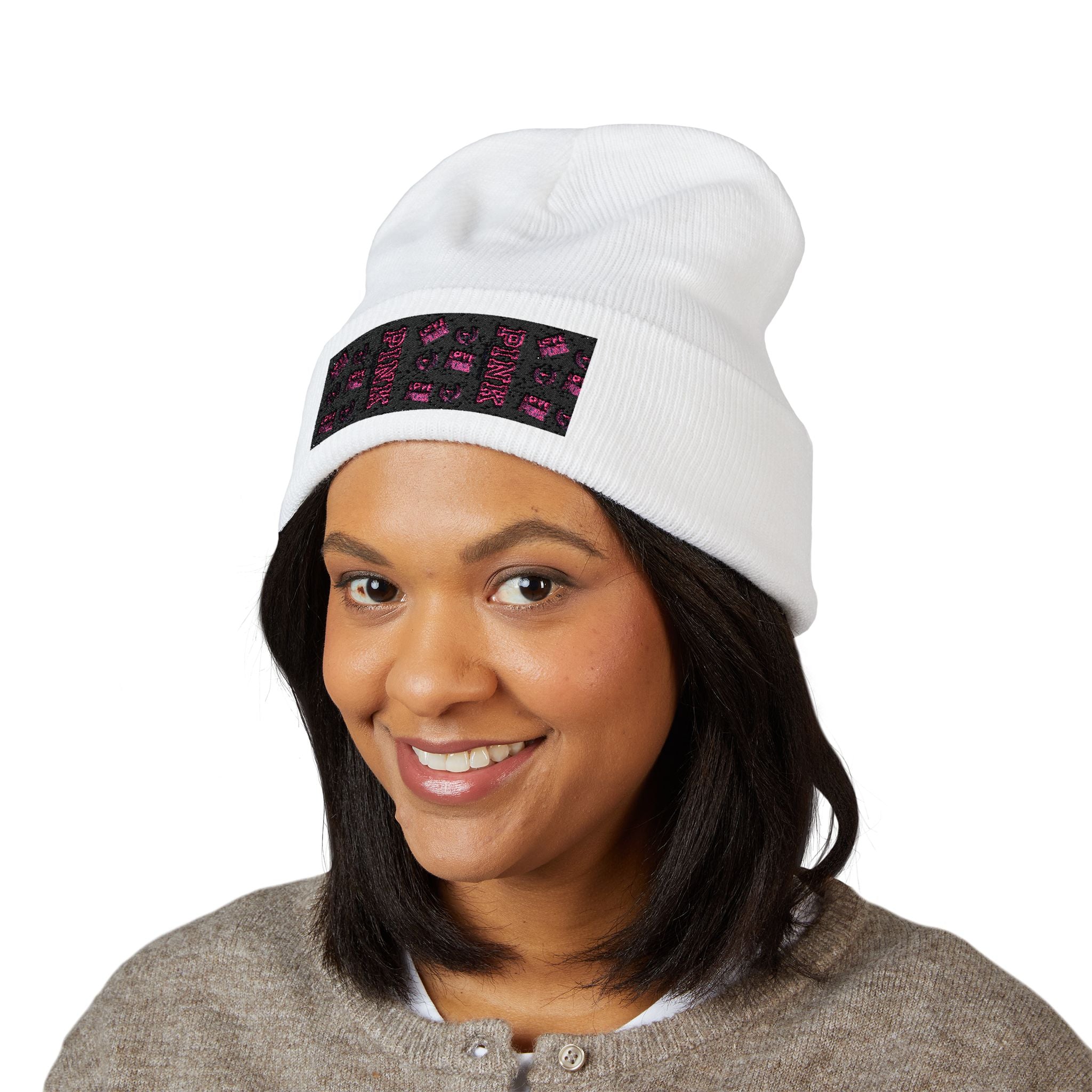 PINK Beanie, Holiday Essentials