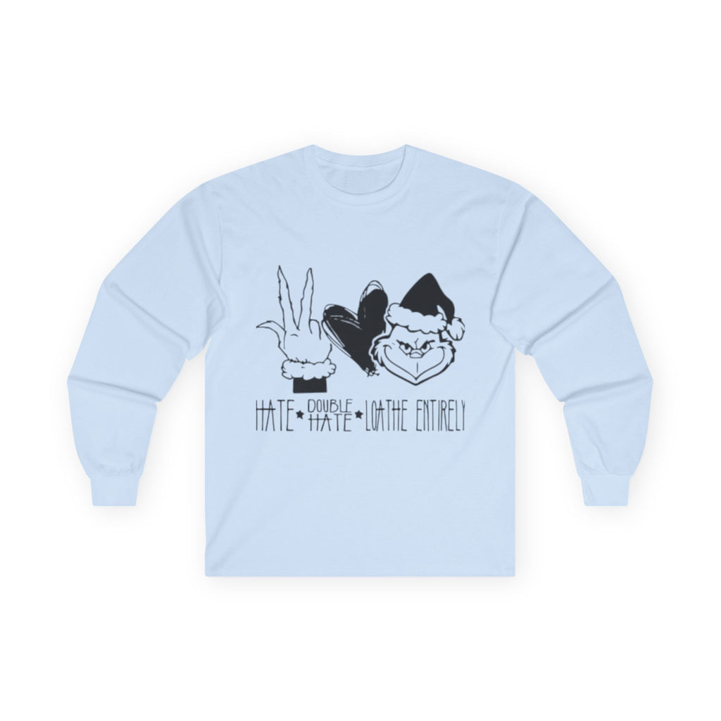 Unisex Long Sleeve Tee - Holiday Humor Shirt, Cozy Gift for Friends, Christmas Party Tee, Fun Winter Apparel, Seasonal Comedy Wear