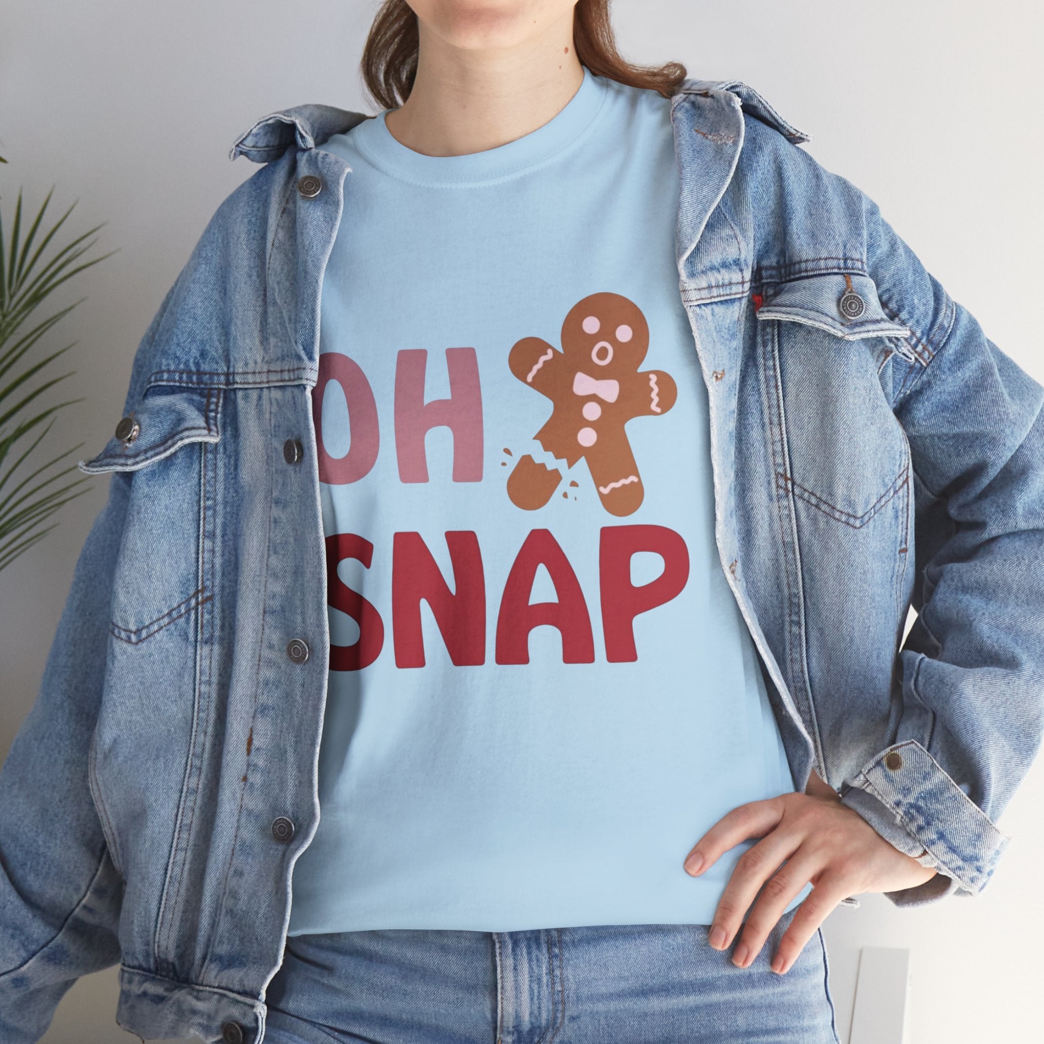 Oh Snap Gingerbread Tee — Funny Holiday Christmas T-Shirt