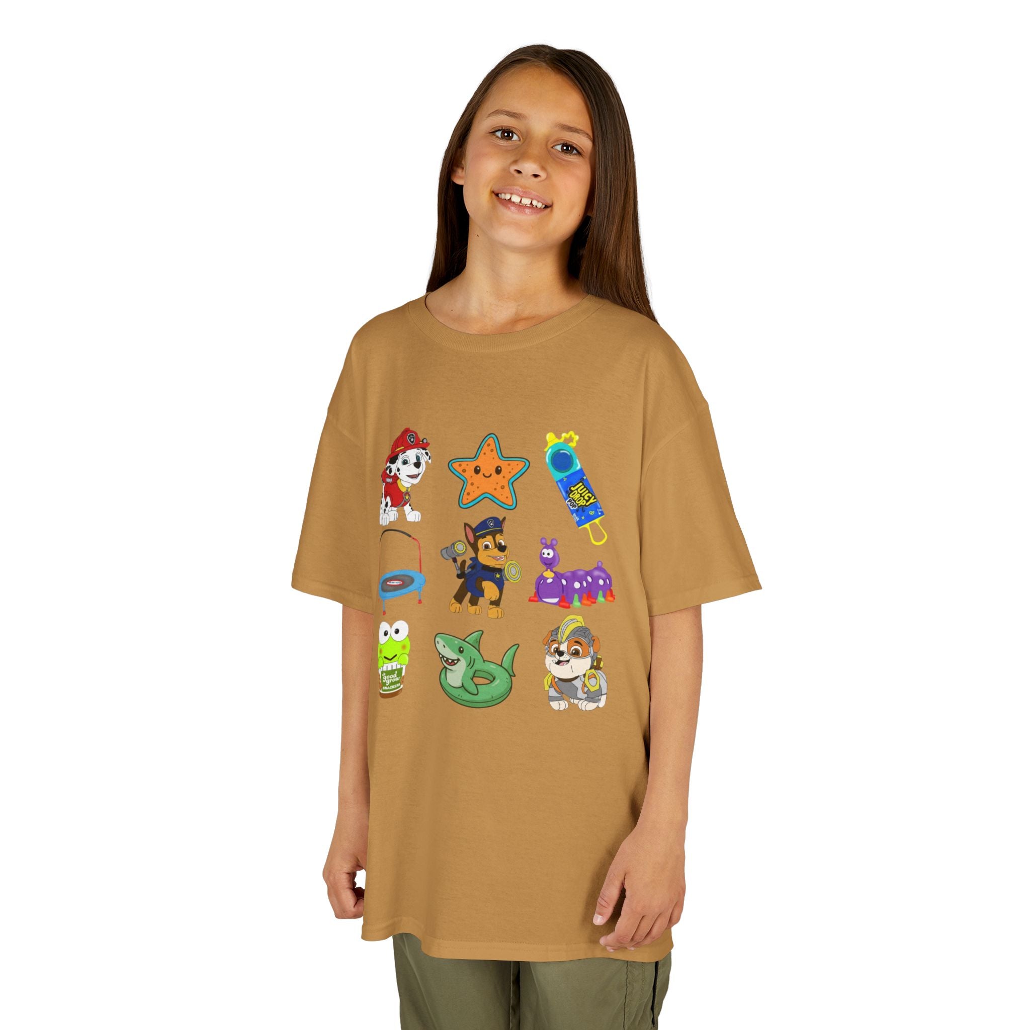 Playful Kids Graphic Tee with Fun Animal Designs
