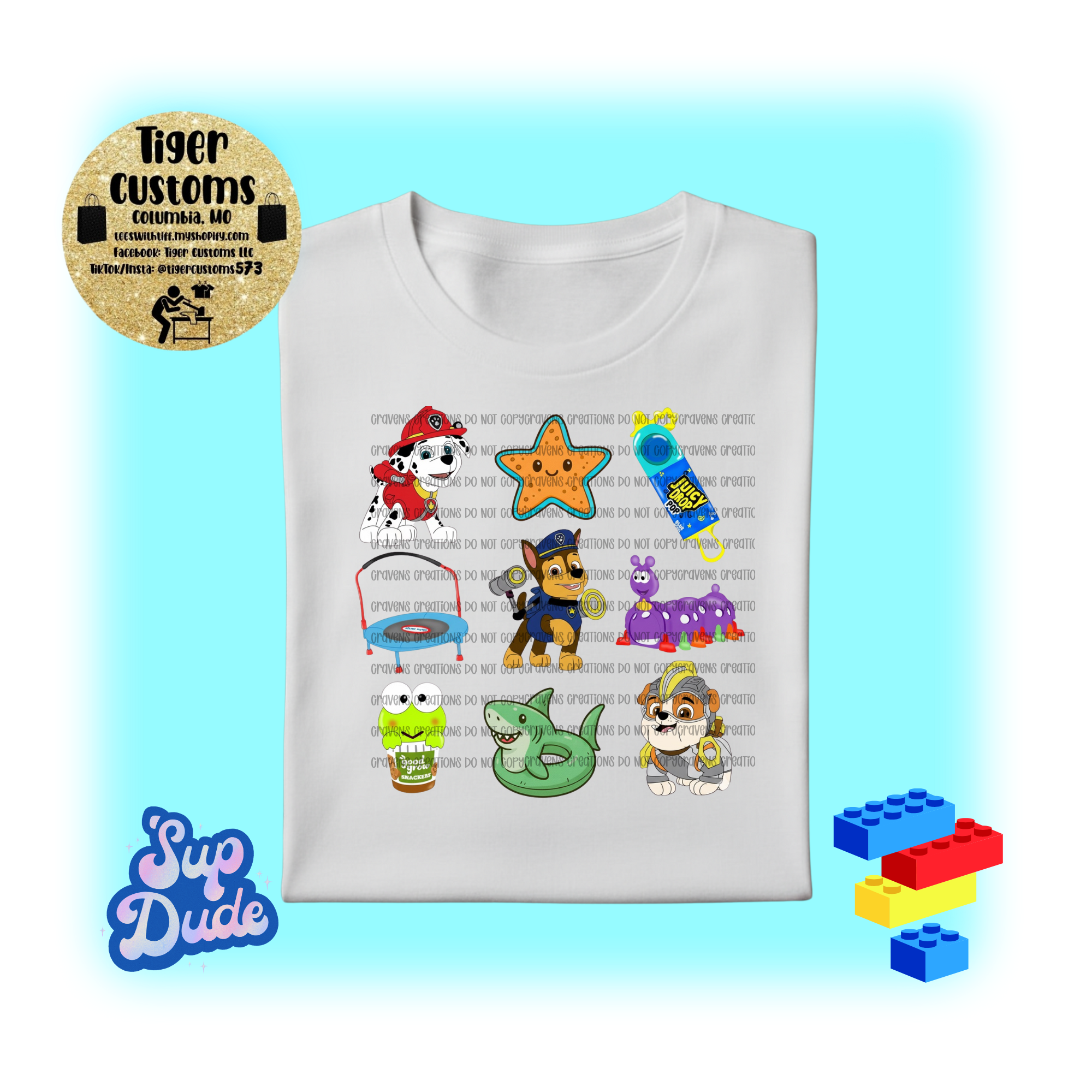 Playful Kids Graphic Tee with Fun Animal Designs