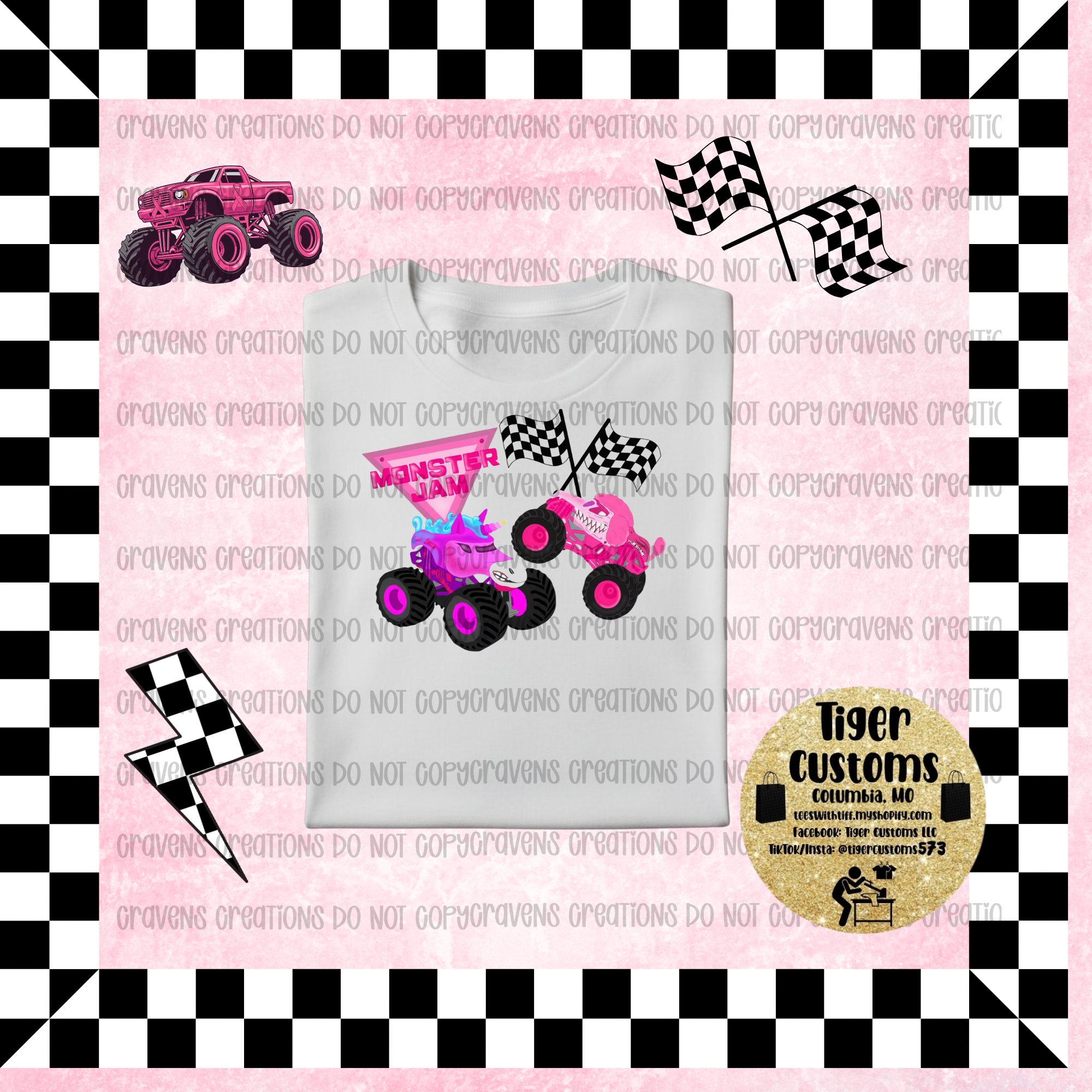 Kids Monster Truck Tee - Fun Racing Shirt for Young Drivers