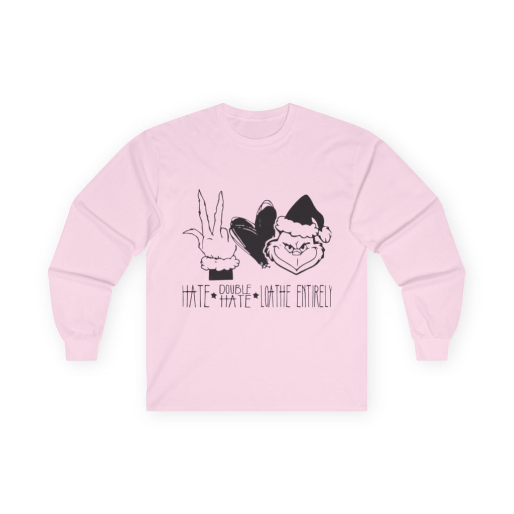 Unisex Long Sleeve Tee - Holiday Humor Shirt, Cozy Gift for Friends, Christmas Party Tee, Fun Winter Apparel, Seasonal Comedy Wear