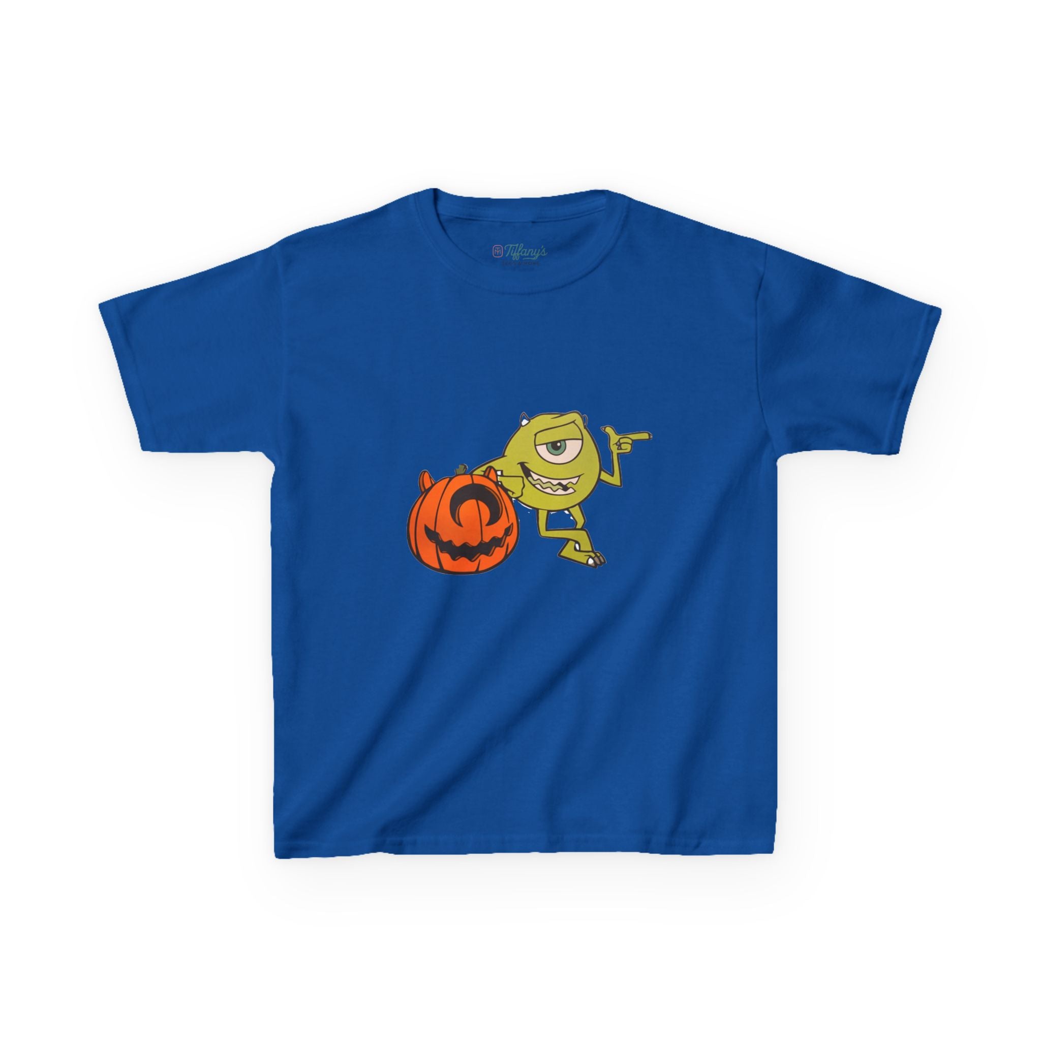 Halloween Kids Tee with Fun Pumpkin Design, Spooky Outfit, Trick or Treat Shirt, Kids Halloween Apparel, Cute Halloween Costume