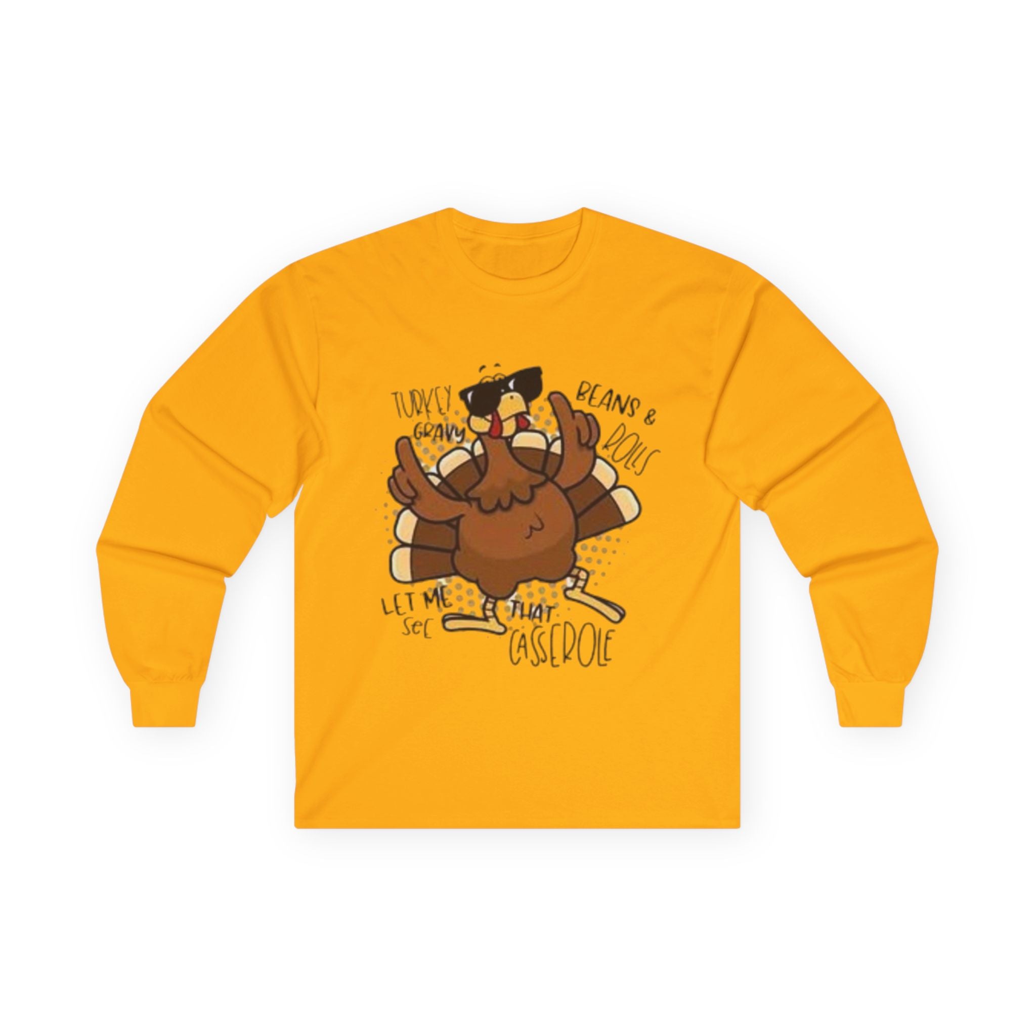Lemme See That Casserole, Funny Thanksgiving Long Sleeve Tee, Casual Fall Clothing, Gift for Turkey Lovers, Unisex Holiday Apparel, Cute Thanksgiving Shirt, [...]