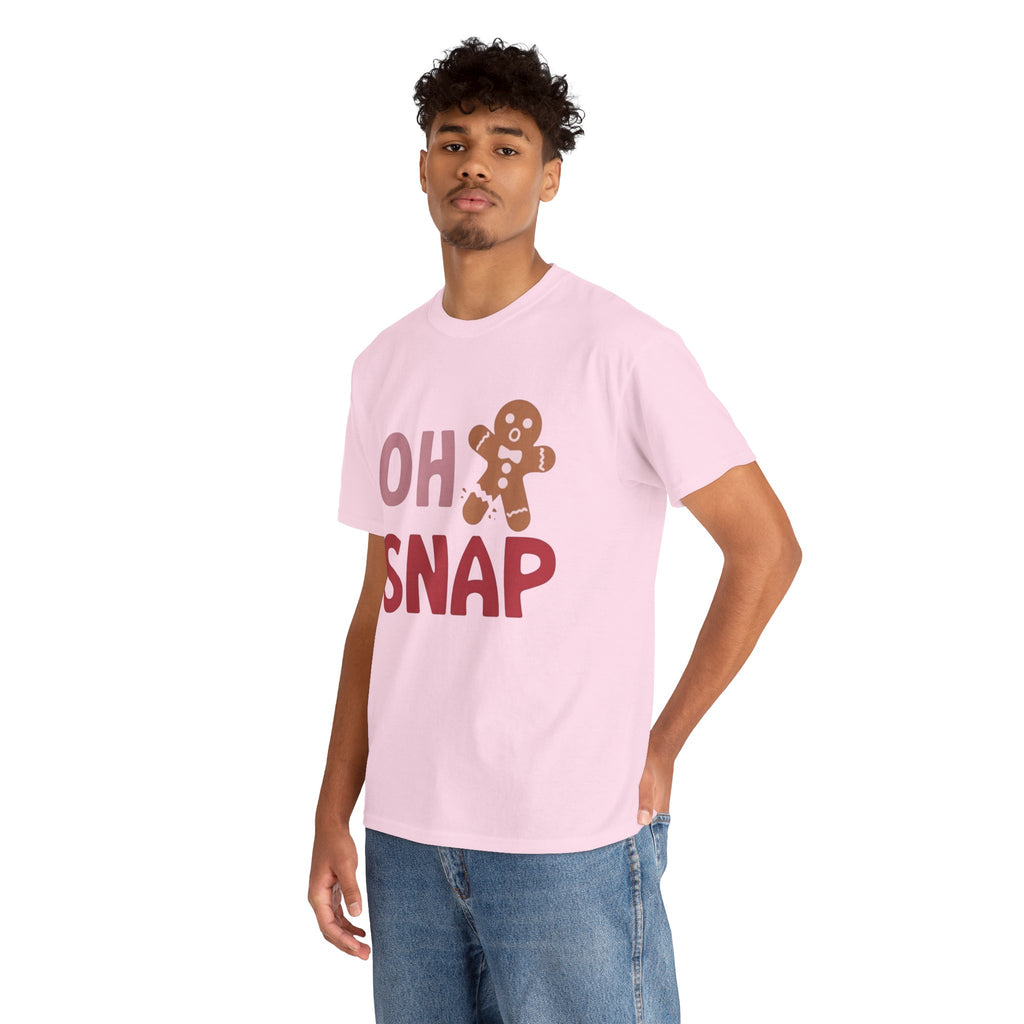 Oh Snap Gingerbread Tee — Funny Holiday Christmas T-Shirt