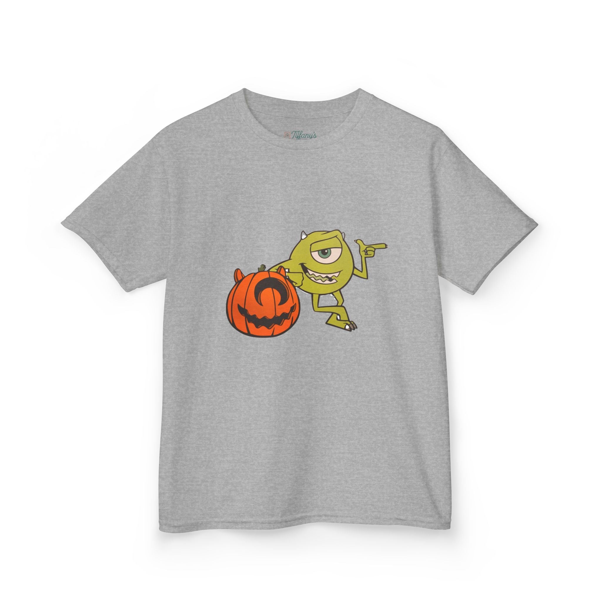 Halloween Kids Tee with Fun Pumpkin Design, Spooky Outfit, Trick or Treat Shirt, Kids Halloween Apparel, Cute Halloween Costume
