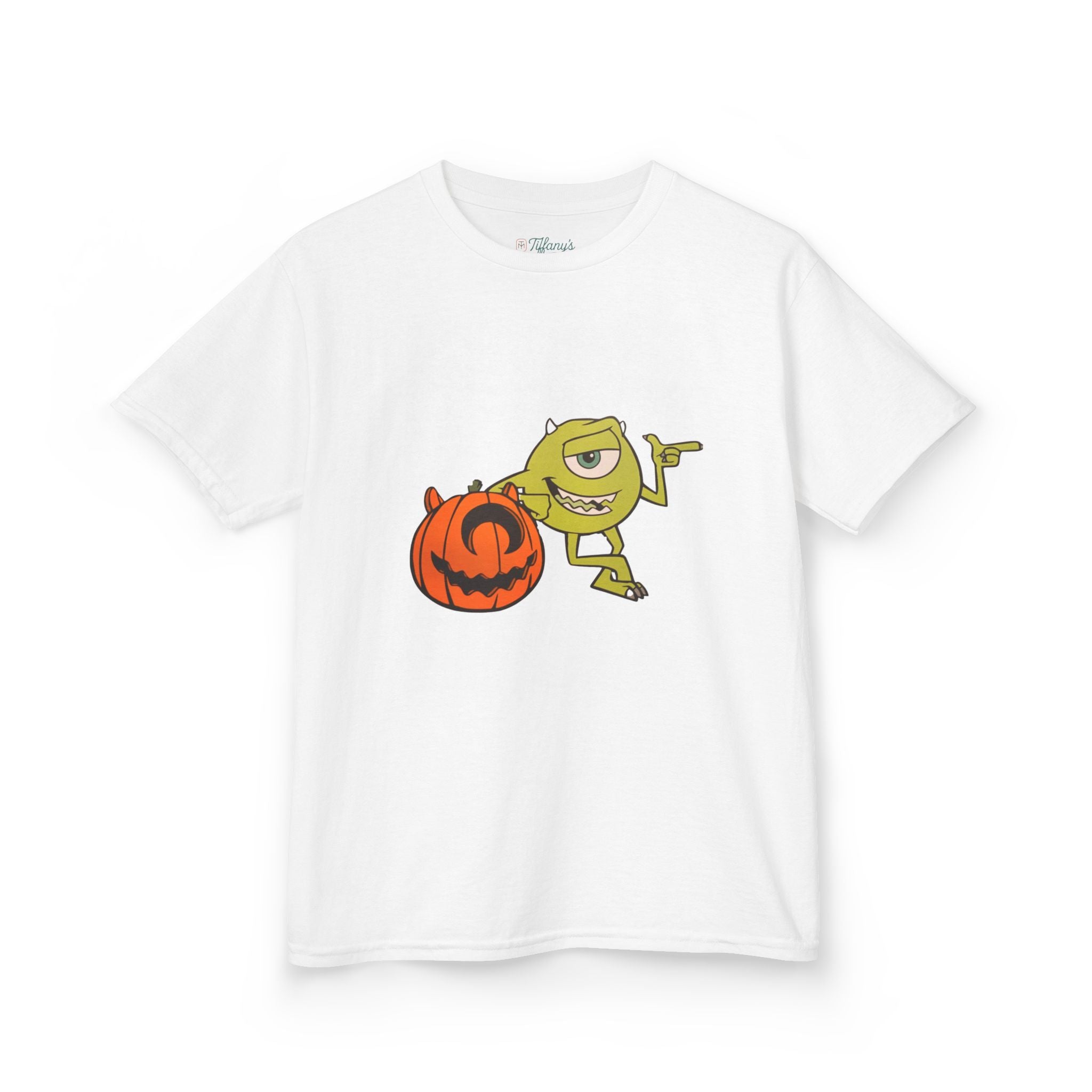 Halloween Kids Tee with Fun Pumpkin Design, Spooky Outfit, Trick or Treat Shirt, Kids Halloween Apparel, Cute Halloween Costume
