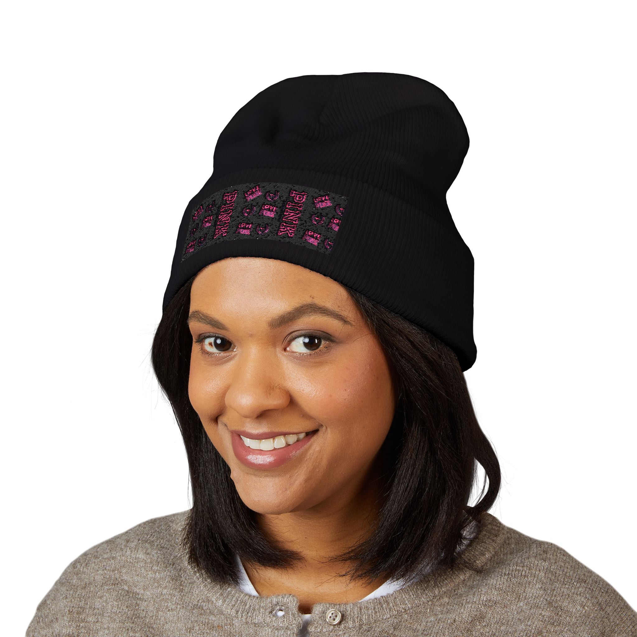 PINK Beanie, Holiday Essentials